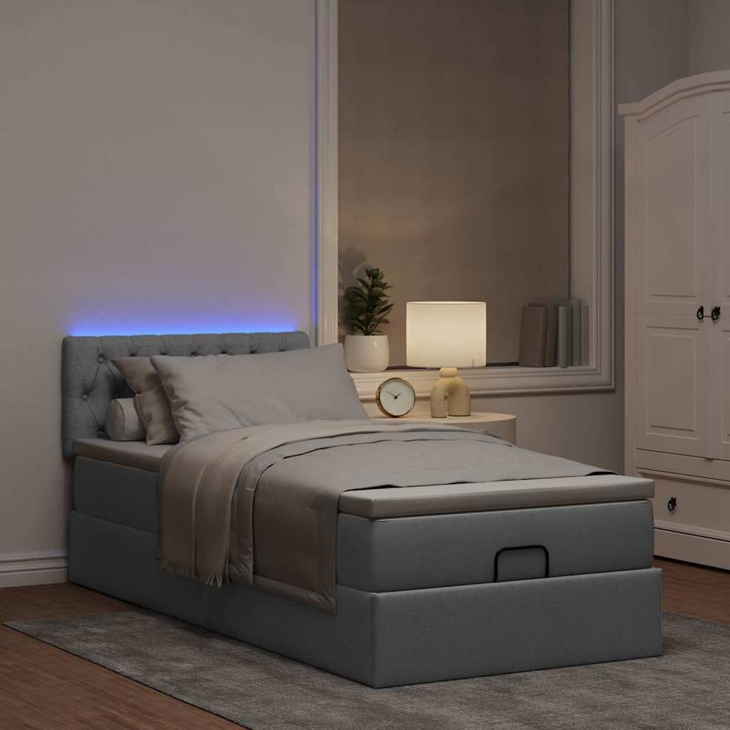 vidaXL Bett Ottoman-Bett mit Matratze & günstig online kaufen