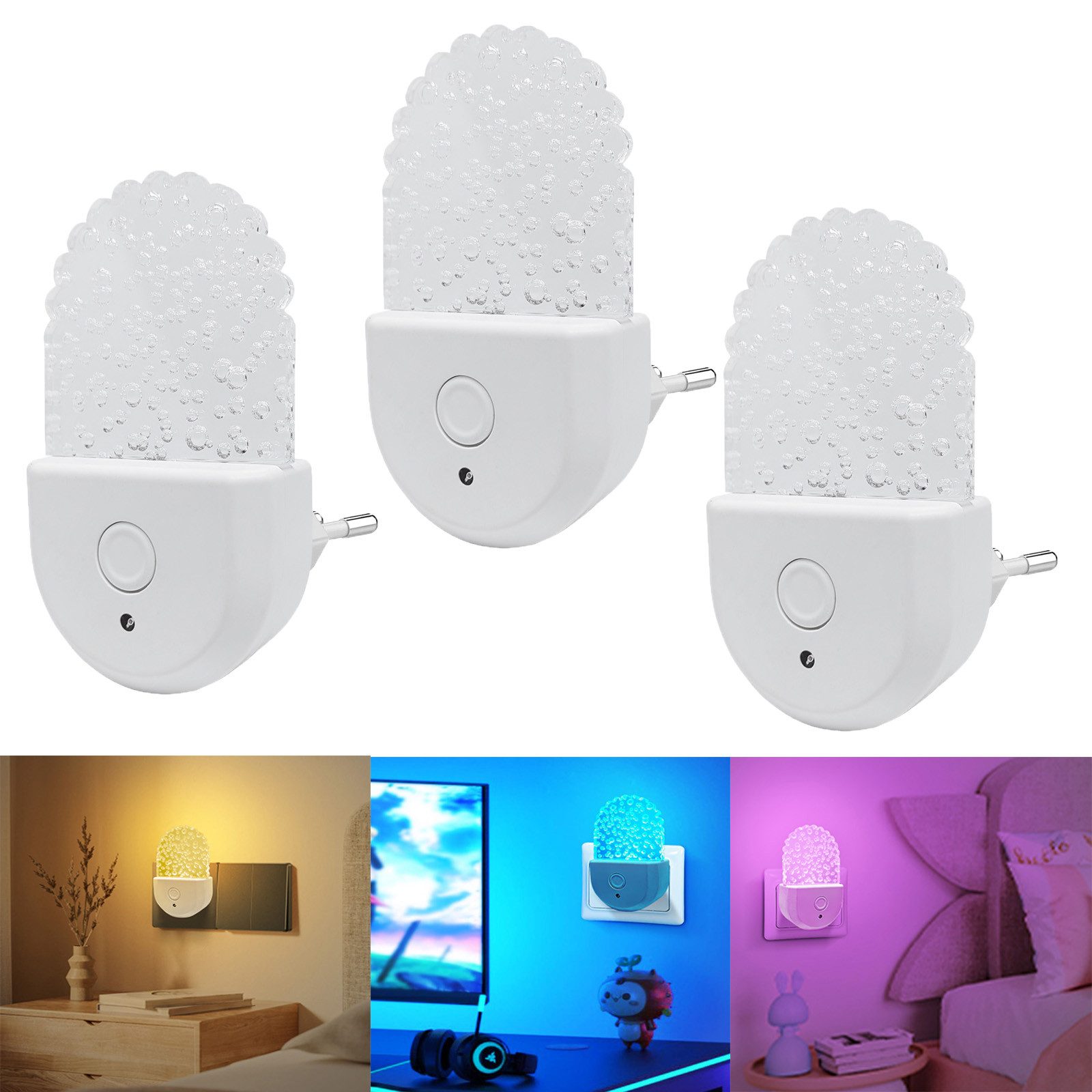 MUPOO LED Steckdosenleuchte RGB Plug in günstig online kaufen