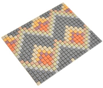 Mosani Mosaikfliesen Recycling Glasmosaik Mosaikfliesen mix hellgrau matt / 10 Mosaikmatten