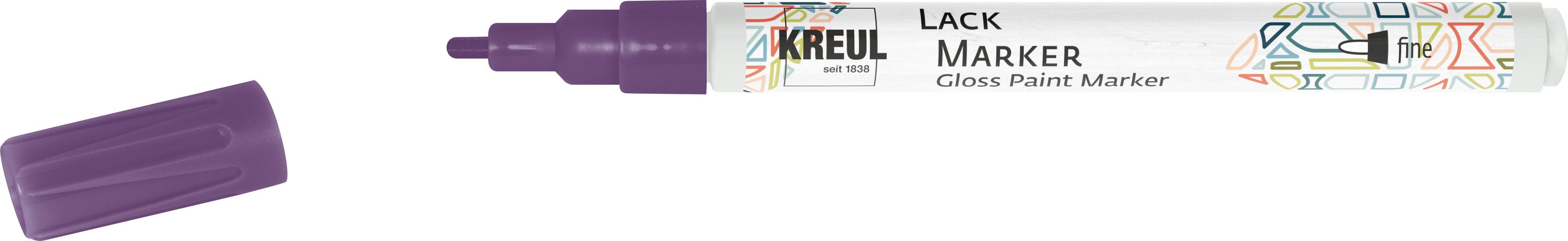 1-2 mm Kreul Lack violett, Marker Kreul fine Künstlerstift