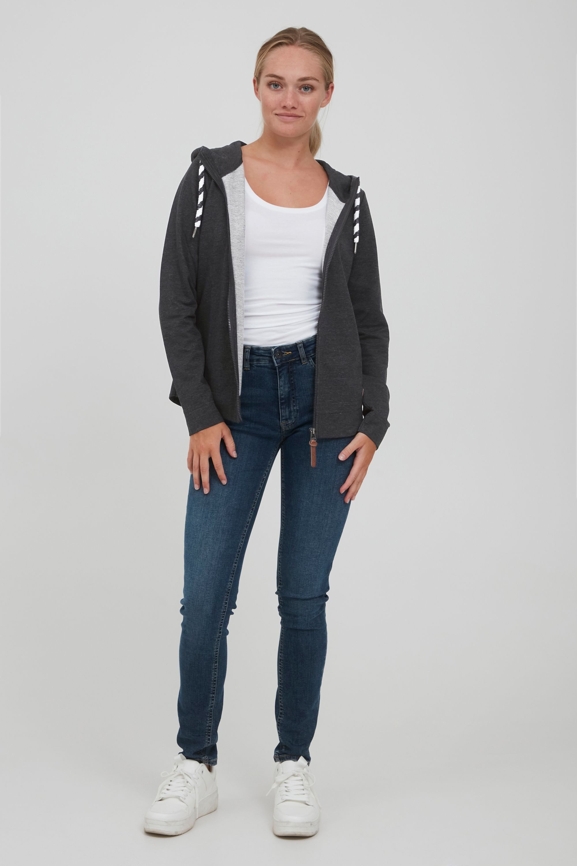 OXMO Kapuzensweatjacke OXWanda Sweatjacke mit Kapuze günstig online kaufen