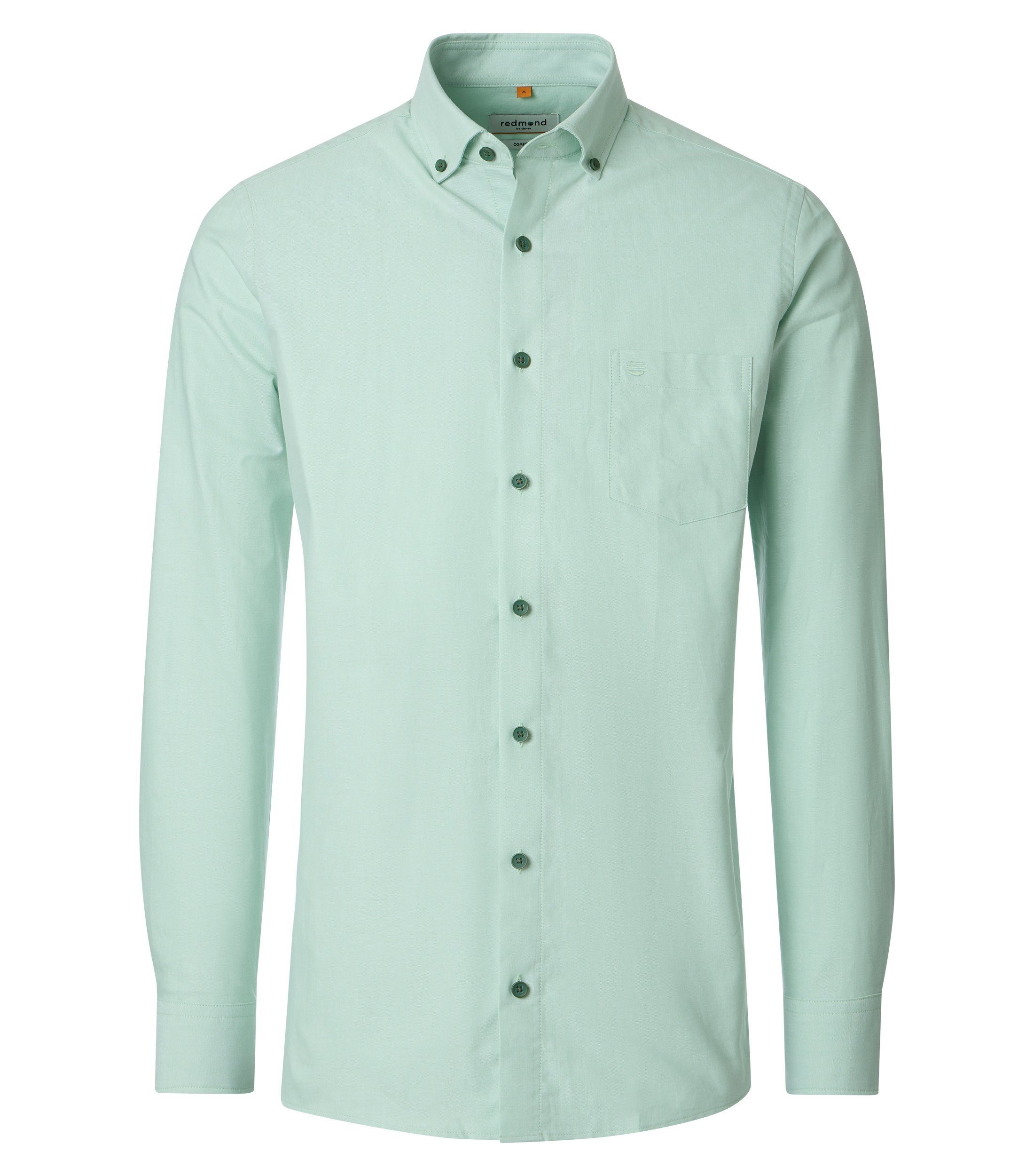 Redmond Langarmhemd uni Modern Fit