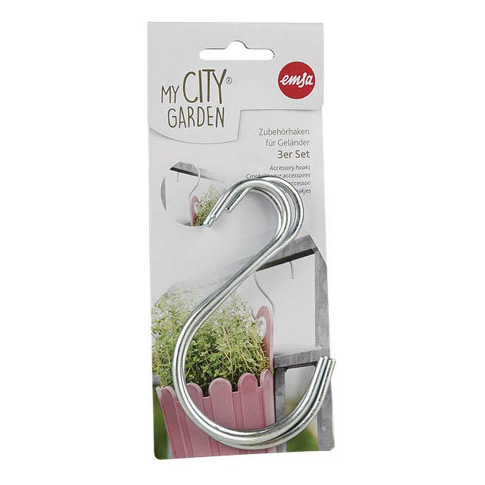 Poétic Blumenkastenhalter Haken für Geländer 3er Set