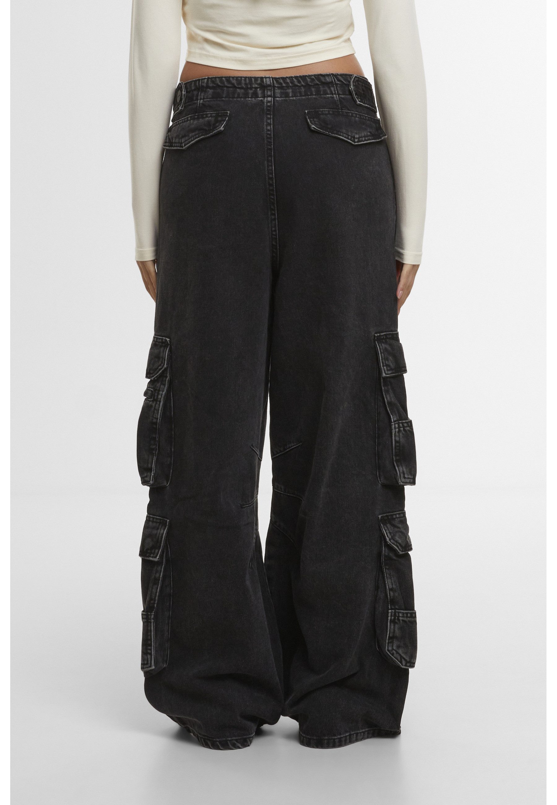 2Y Studios Bequeme Jeans 2Y Studios Mara Cargo Baggy Jeans