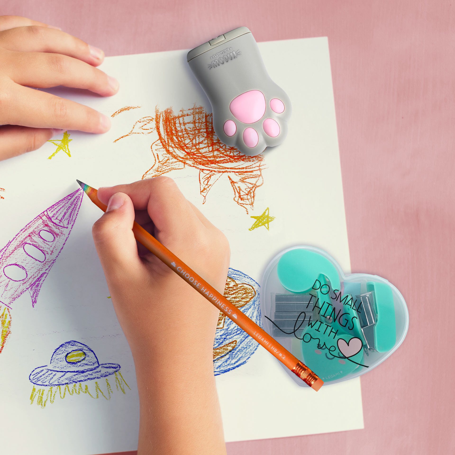 Legami Hefter LEGAMI Mini Büroset SMALL THINGS HEART