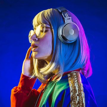 OneOdio Over Ear mit Kabel 50mm Treiber, Bassklang, 6.35 & 3.5mm Klinke Headset (Geräuschisolierung für ungestörten Musikgenuss in jeder Umgebung., Share-Port, Geschlossene DJ Headphones für Studio, Podcast, Monitor)
