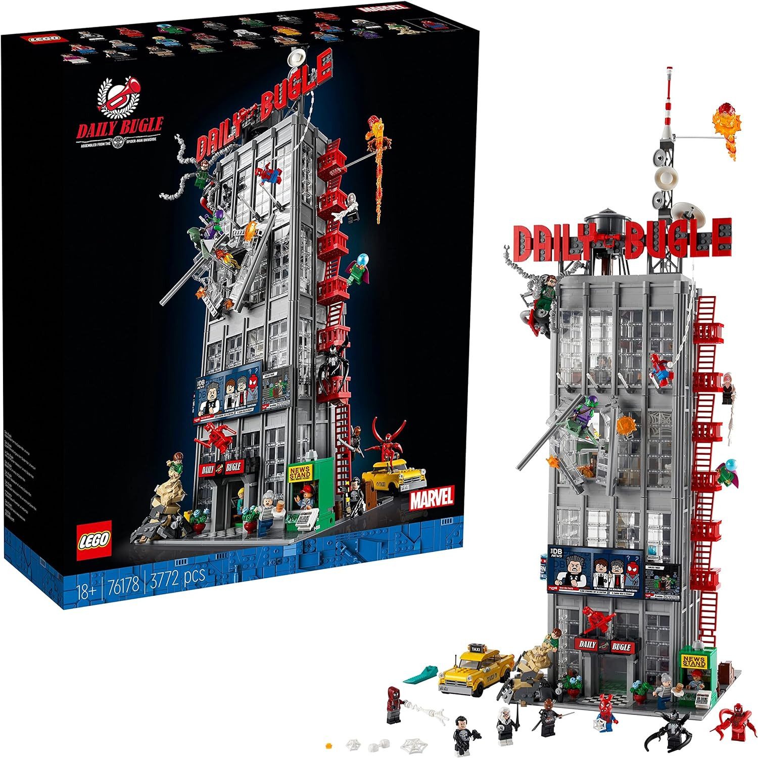 Marvel Spider-Man - Daily Bugle Super Heroes (76178) Konstruktions-Spielset