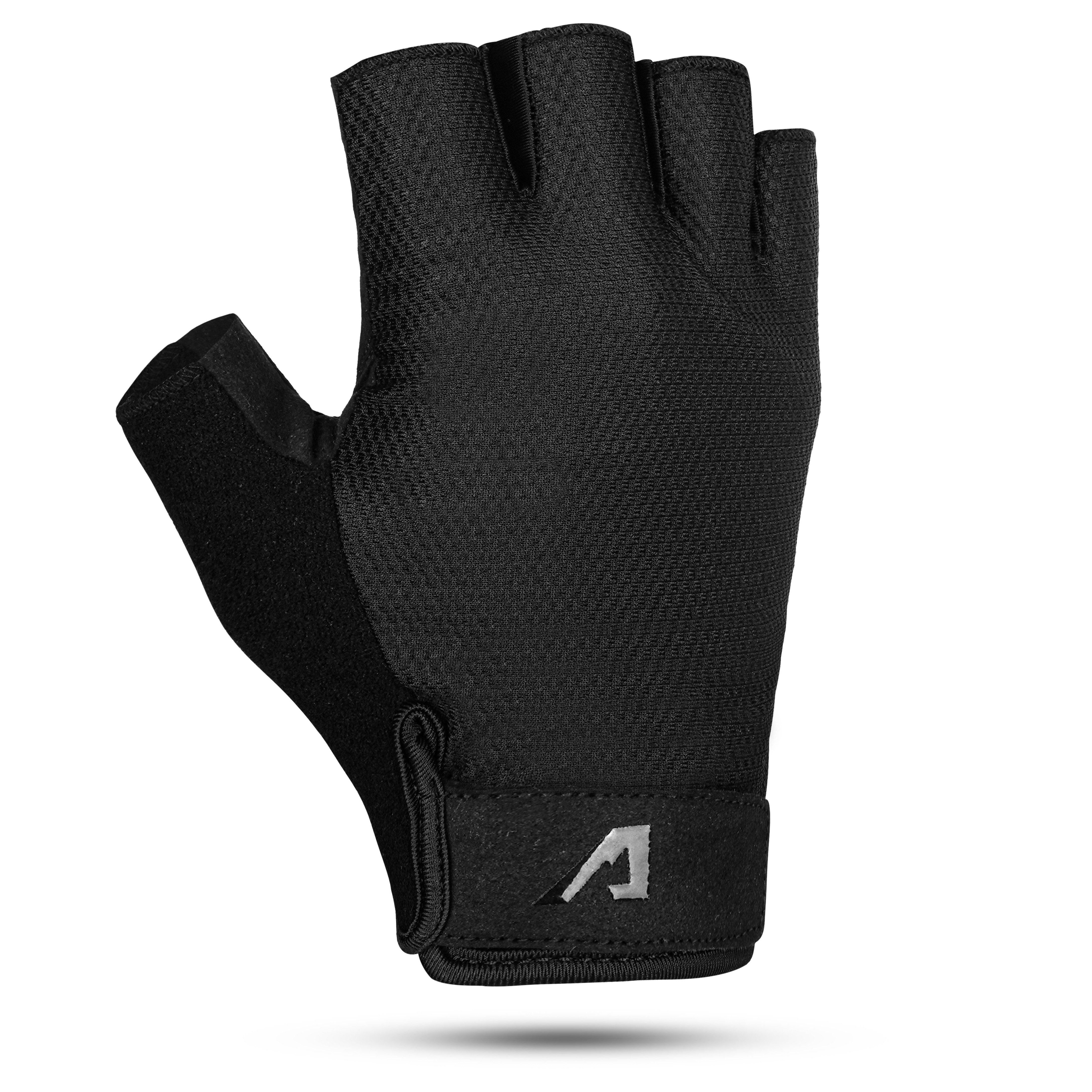 Alpensattel Fahrradhandschuhe Sommer Handschuhe MTB Rennrad Trekking – gepolstert & leicht
