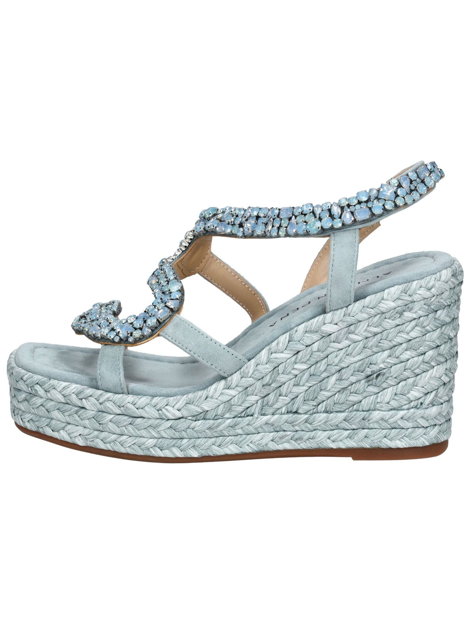 Alma en Pena Sandalen Leder/Textil Keilsandalette günstig online kaufen