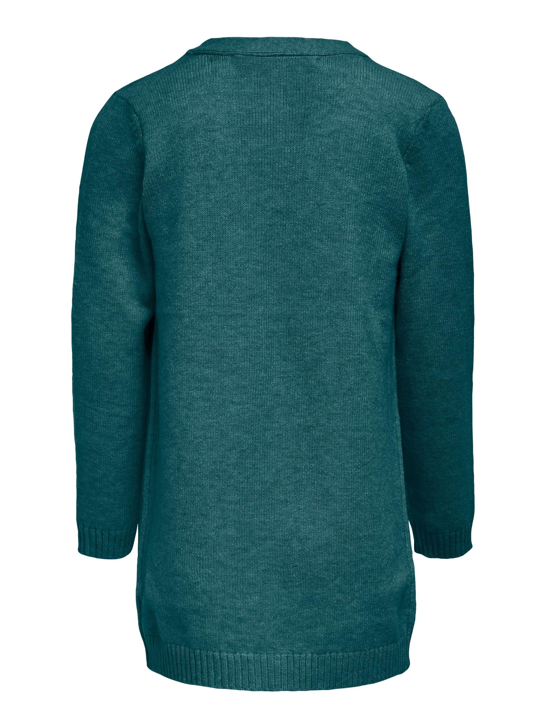 KNT teal ONLY CARDIGAN deep L/S KOGLESLY Strickjacke KIDS OPEN