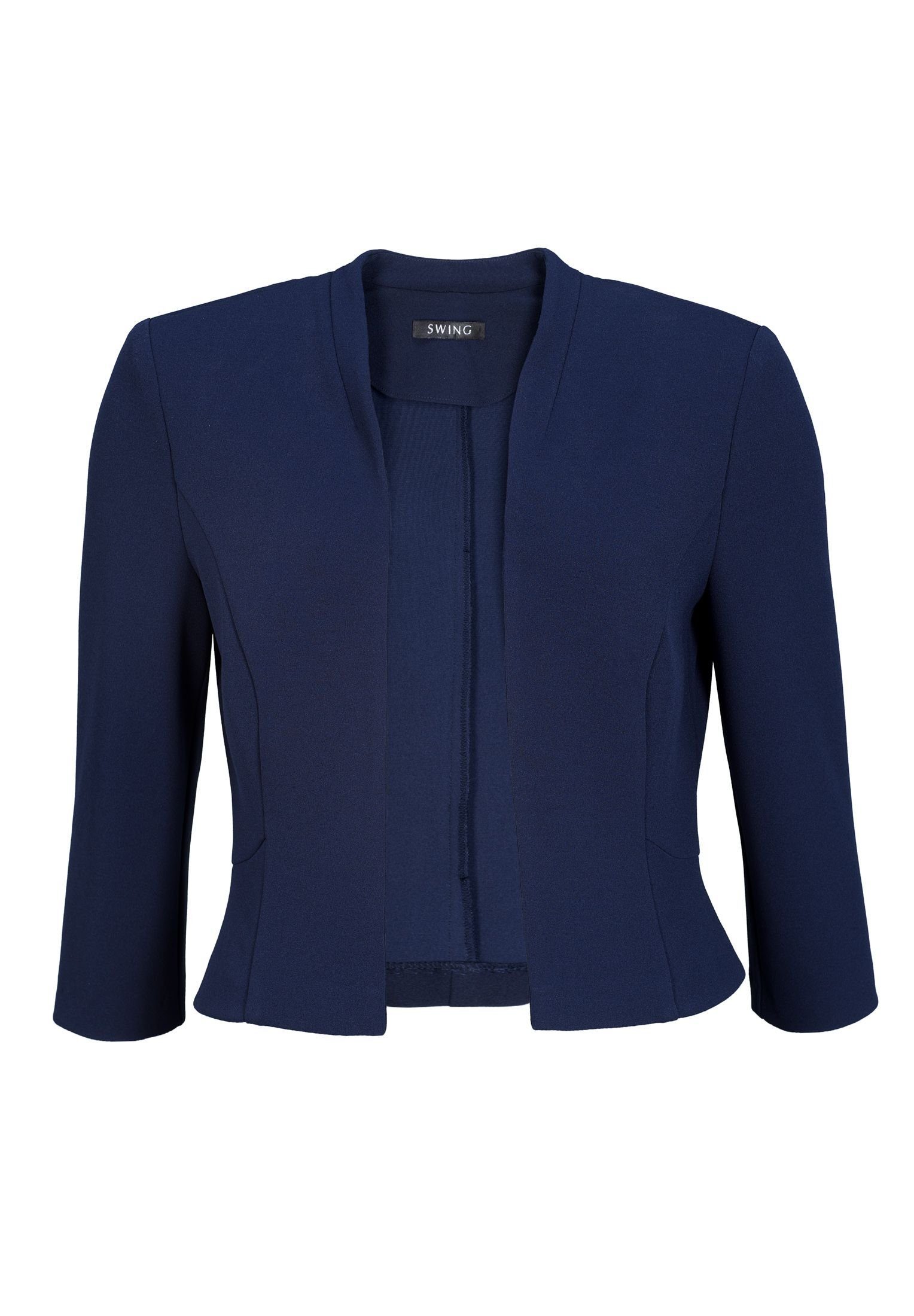 SWING Boleroblazer - Taillierte Jacke - Jacket für Kleider  aus Jersey Crêpe