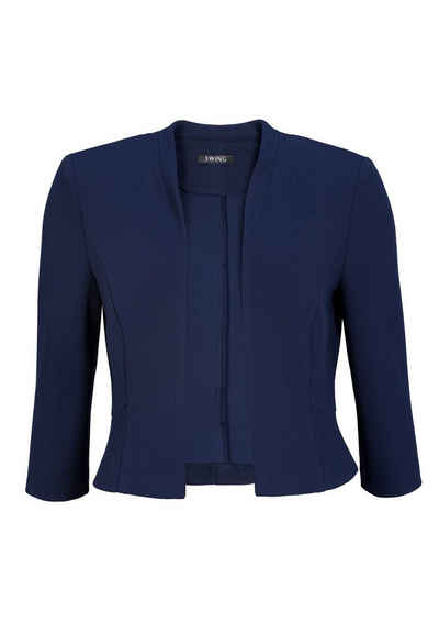 SWING Boleroblazer - Taillierte Jacke - Jacket für Kleider  aus Jersey Crêpe