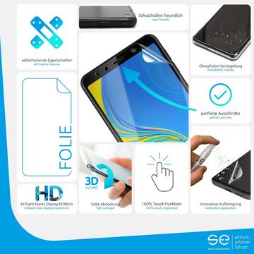 smart engineered 2x se® 3D Schutzfolie Samsung Galaxy A7, Displayschutzfolie, 2 Stück