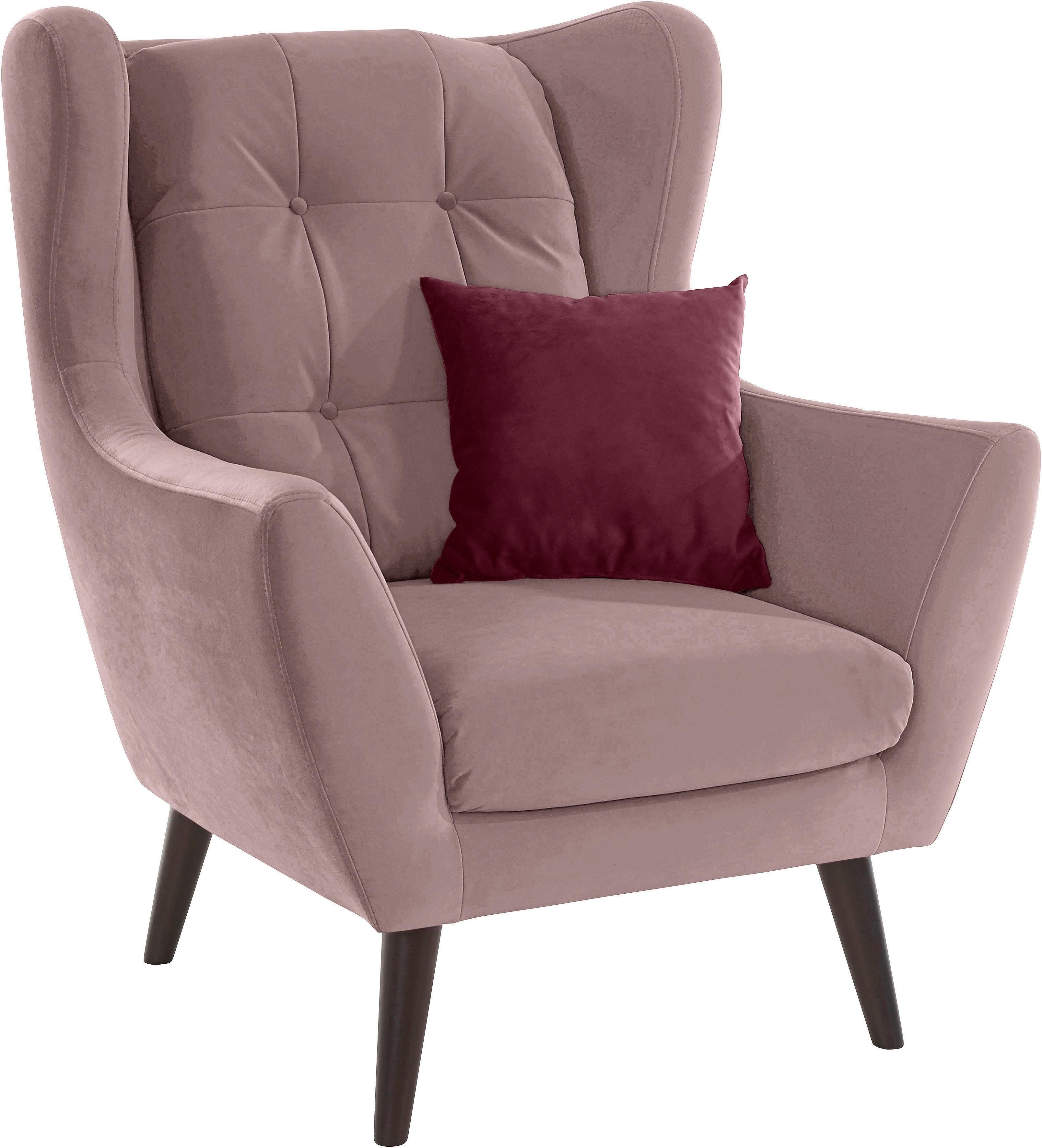 andas Ohrensessel Hemmink, Sessel, Loungesessel, mit günstig online kaufen
