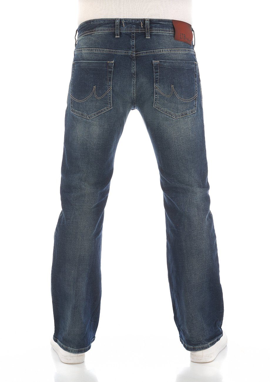 LTB Dark Stretch Wash mit Used Blue (53336) Bootcut-Jeans Tinman X
