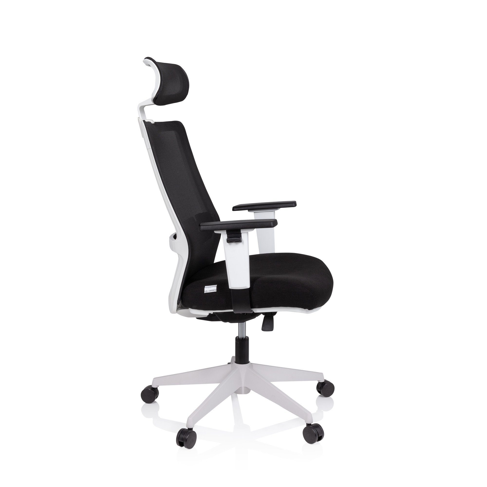 hjh OFFICE Drehstuhl Profi (1 St), ergonomisch Schreibtischstuhl Stoff/Netzstoff Bürostuhl BRANCO