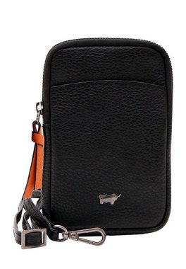 Braun Büffel Smartphonetasche NOVARA Phone Pouch schwarz, mit längenverstellbarem Umhängegurt