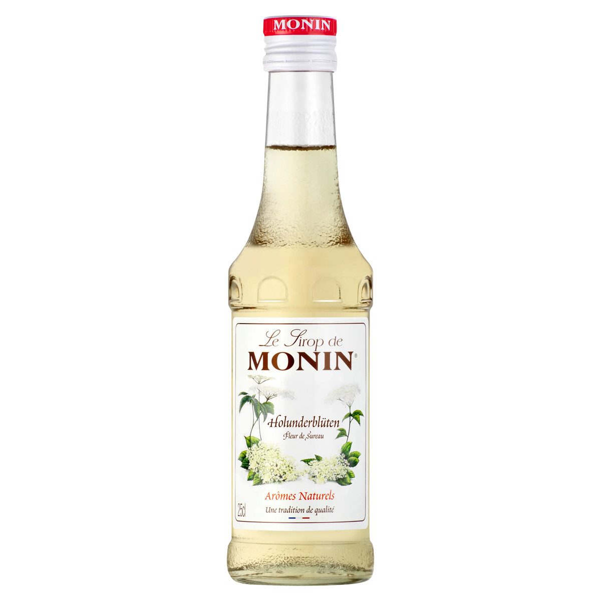 MONIN Getränke-Sirup, Monin Holunderblüte Sirup ideal zu Cocktails und Limonade 250ml