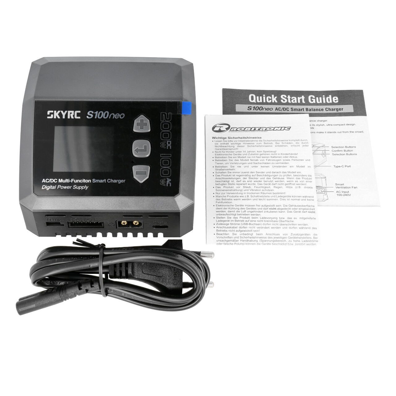 SkyRC SkyRC Ladegerät S100 Neo LiPo 1-6s 10A 100W AC RC-Ladegerät – Bild 5 von 5