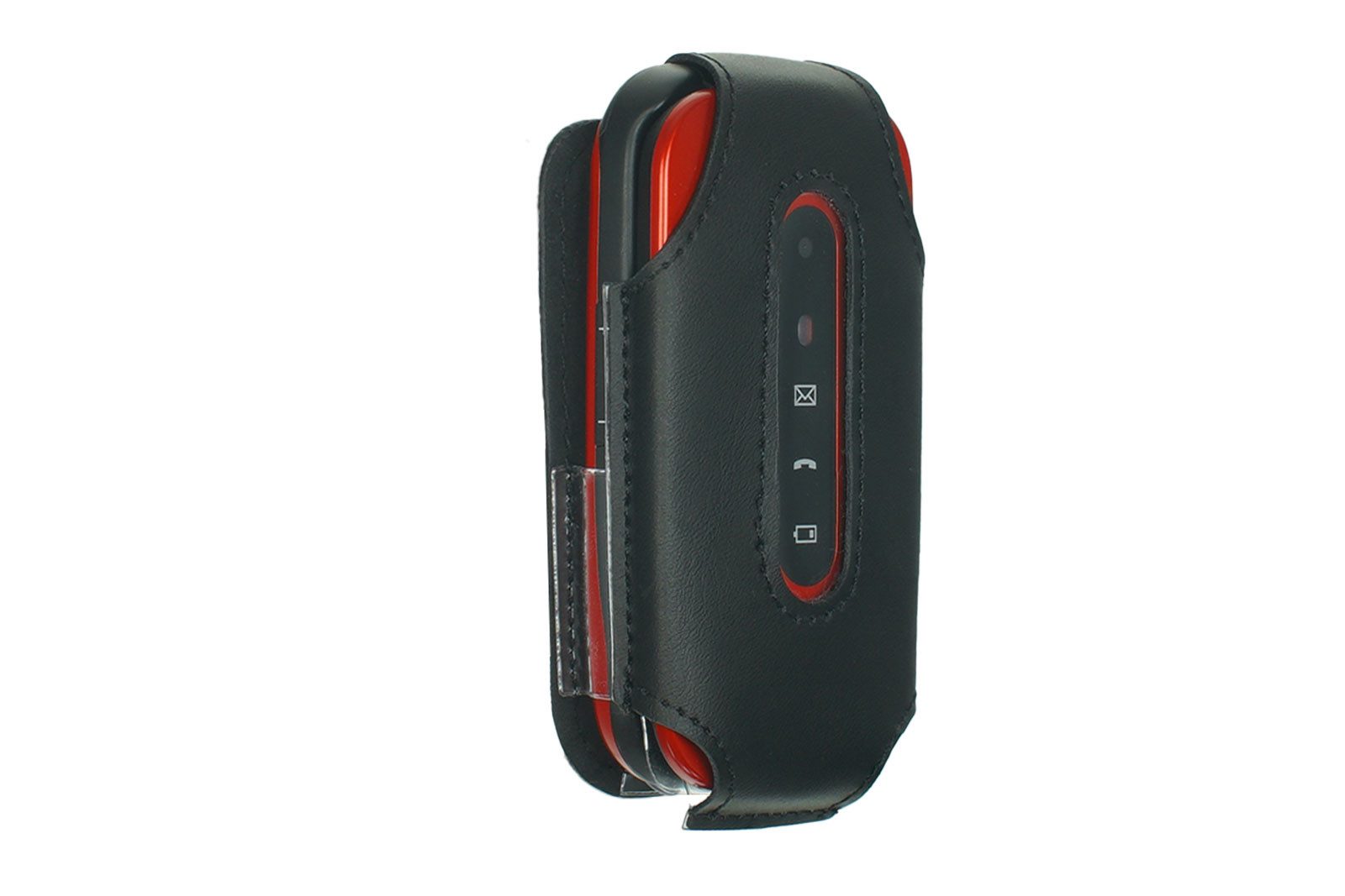 caseroxx Handytasche caseroxx Handytasche mit Gürtelclip für Panasonic KX-TU446, schwarz (Einzelartikel, 1-tlg., Ledertasche mit Gürtelclip)