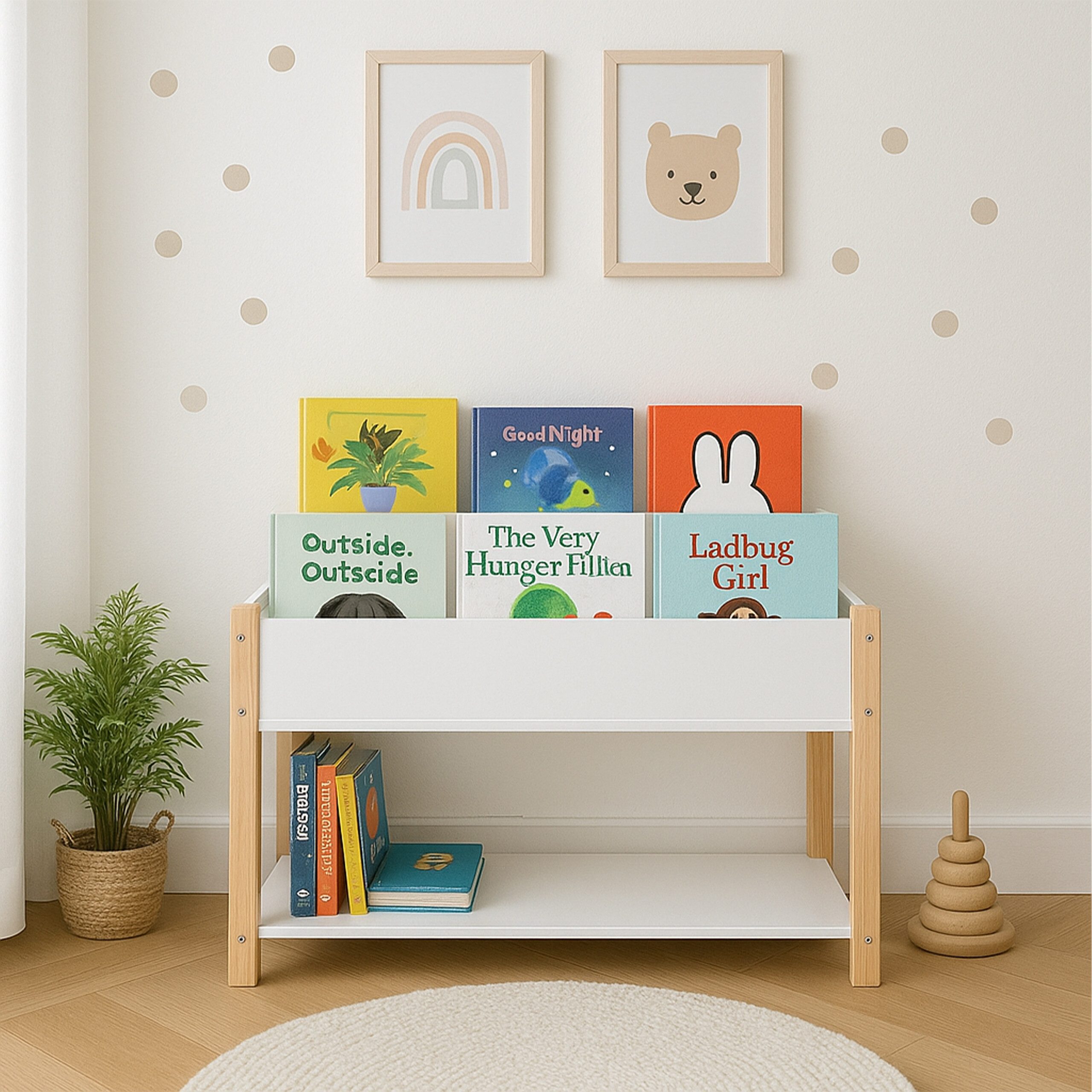 relaxdays Bücherregal für Kind