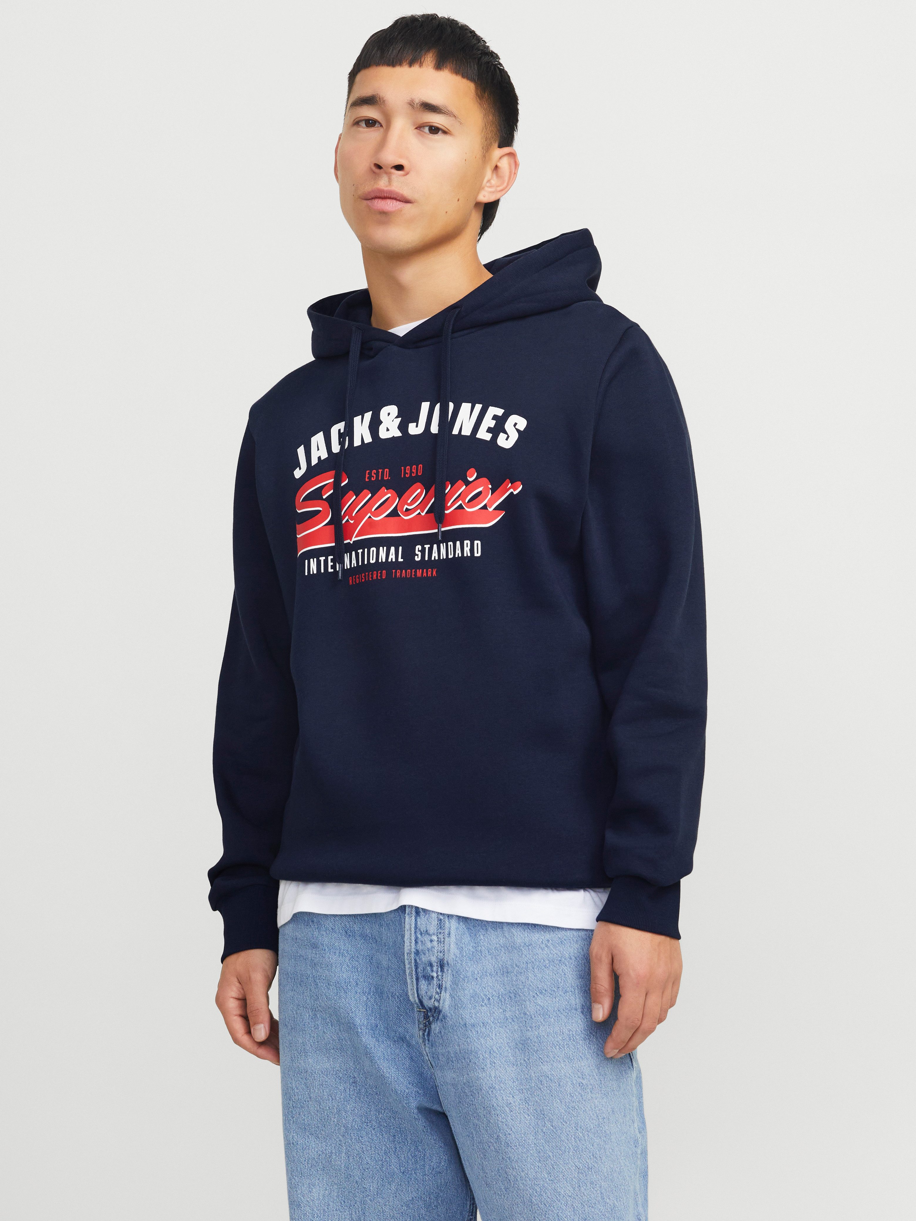 Jack & Jones Kapuzensweatshirt JJELOGO SWEAT günstig online kaufen