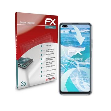 atFoliX Schutzfolie Displayschutzfolie für Tecno Camon 16 Premier, (3 Folien), Ultraklar und flexibel