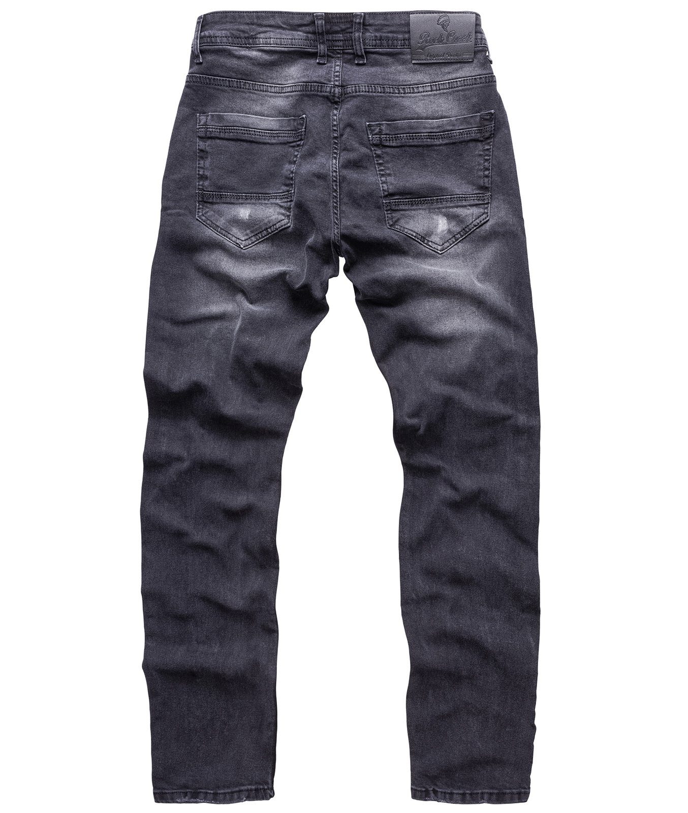 Regular Regular-fit-Jeans RC-2108 Creek Herren Dunkelgrau Rock Jeans Fit