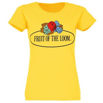 Fruit of the Loom Rundhalsshirt Fruit of the Loom Fruit of the Loom Damen T-Shirt mit Logo