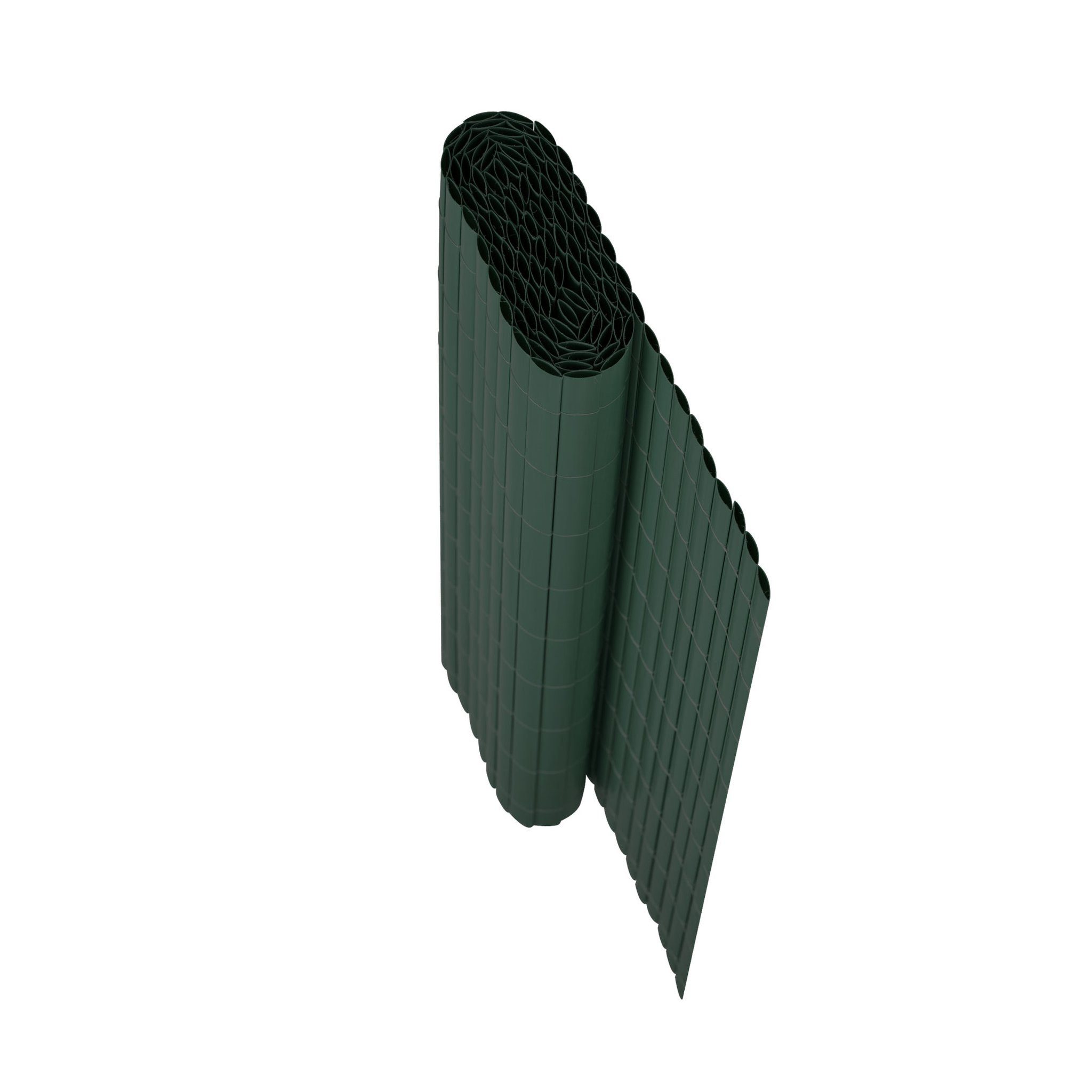 jarolift Sichtschutzzaunmatten Premium PVC Sichtschutzmatte, 100 x 300 cm, grün, luftdurchlässig, flexibel, recycelbar, verklebte Röhrchen