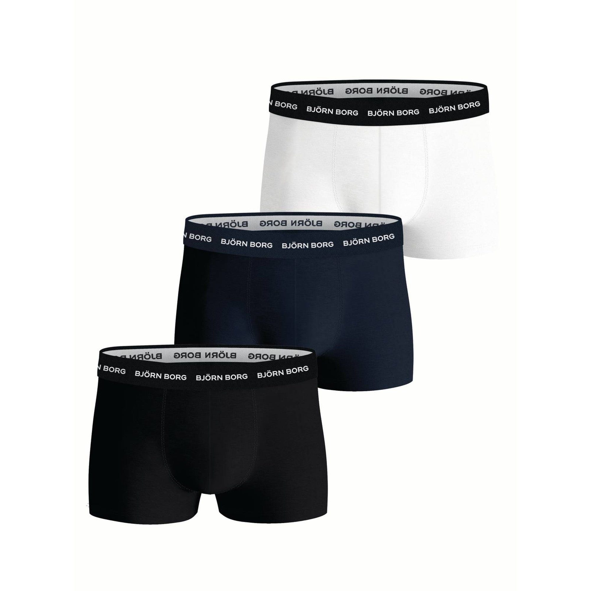 Boxer Herren Boxershort 3er Pack Baumwollmischung