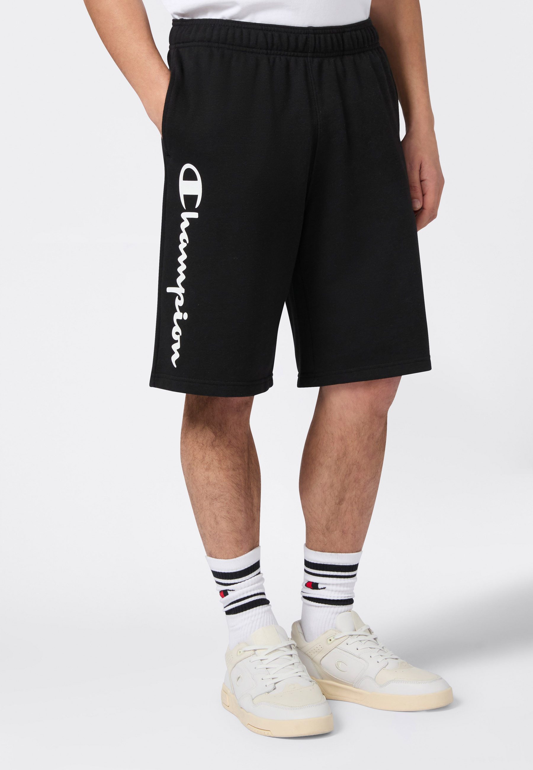 Champion Sweatshorts BASICS Terry Shorts Large Logo (1-tlg) günstig online kaufen