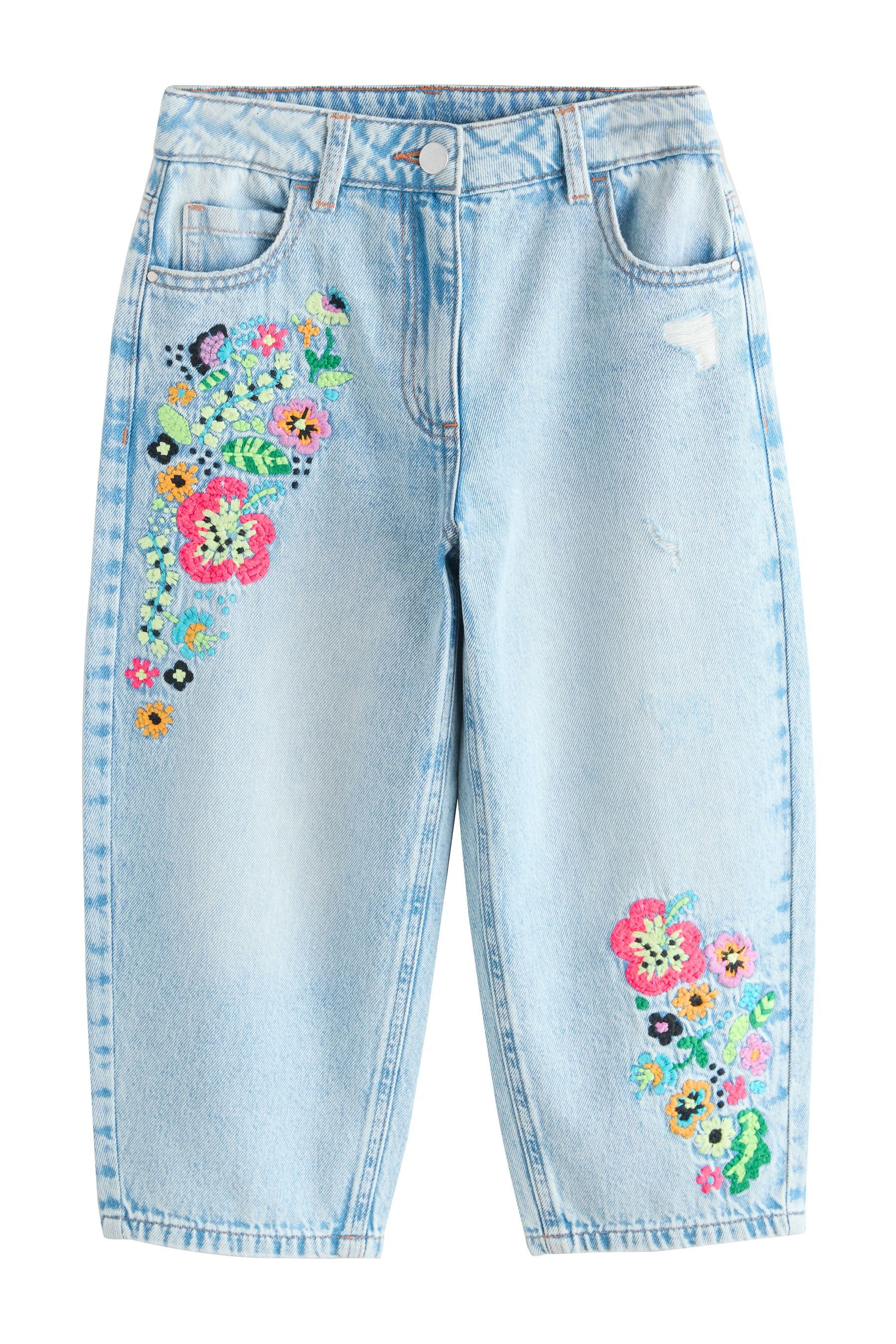 Weite Jeans Jeans mit weitem Bein
