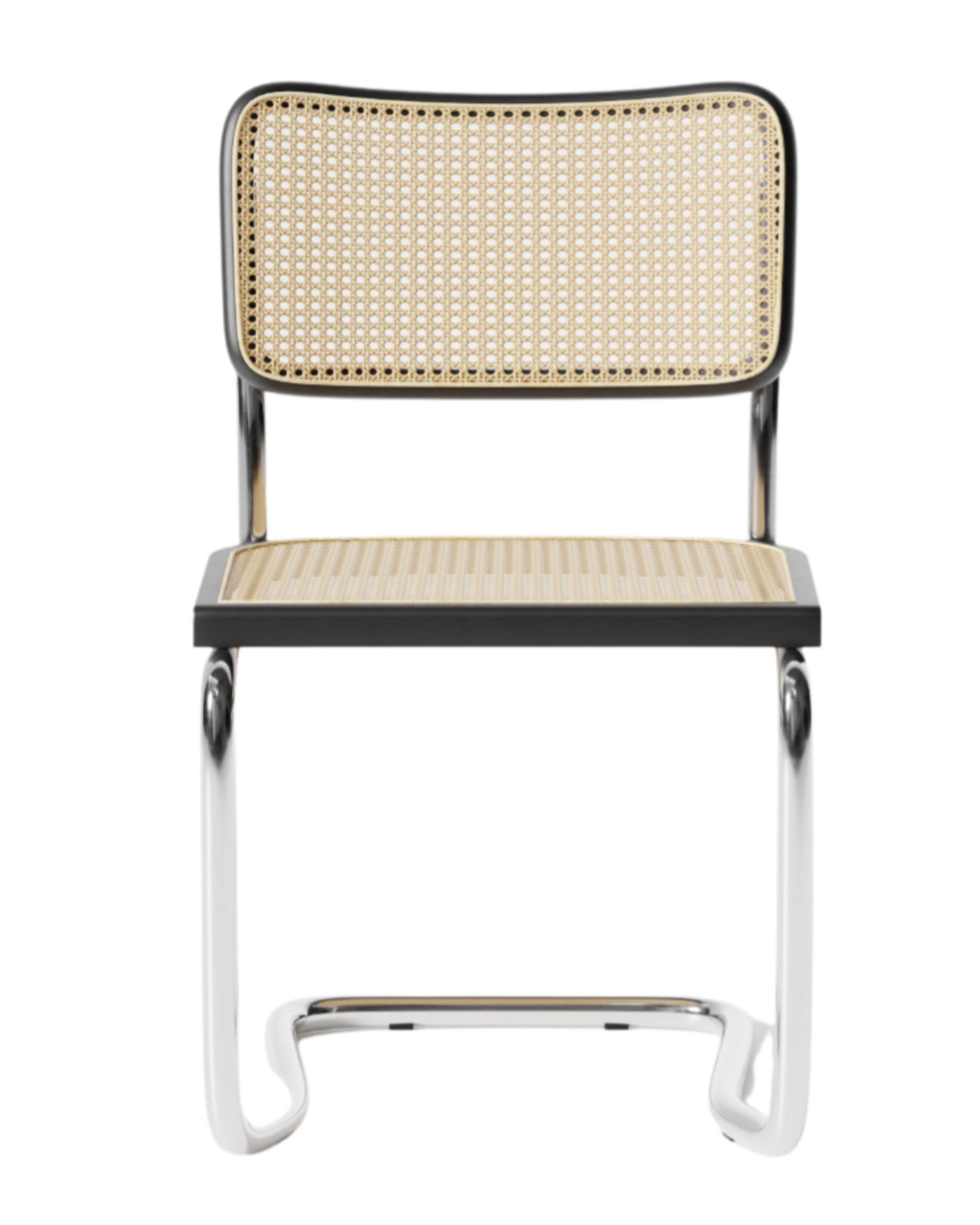 Haris Børn Freischwinger Wiener Geflecht - Handgefertigt in Italien - Premium Schwingstuhl (Set, 2 St), Hochwertige Freischwinger Stühle - Rattanstühle fürs Esszimmer