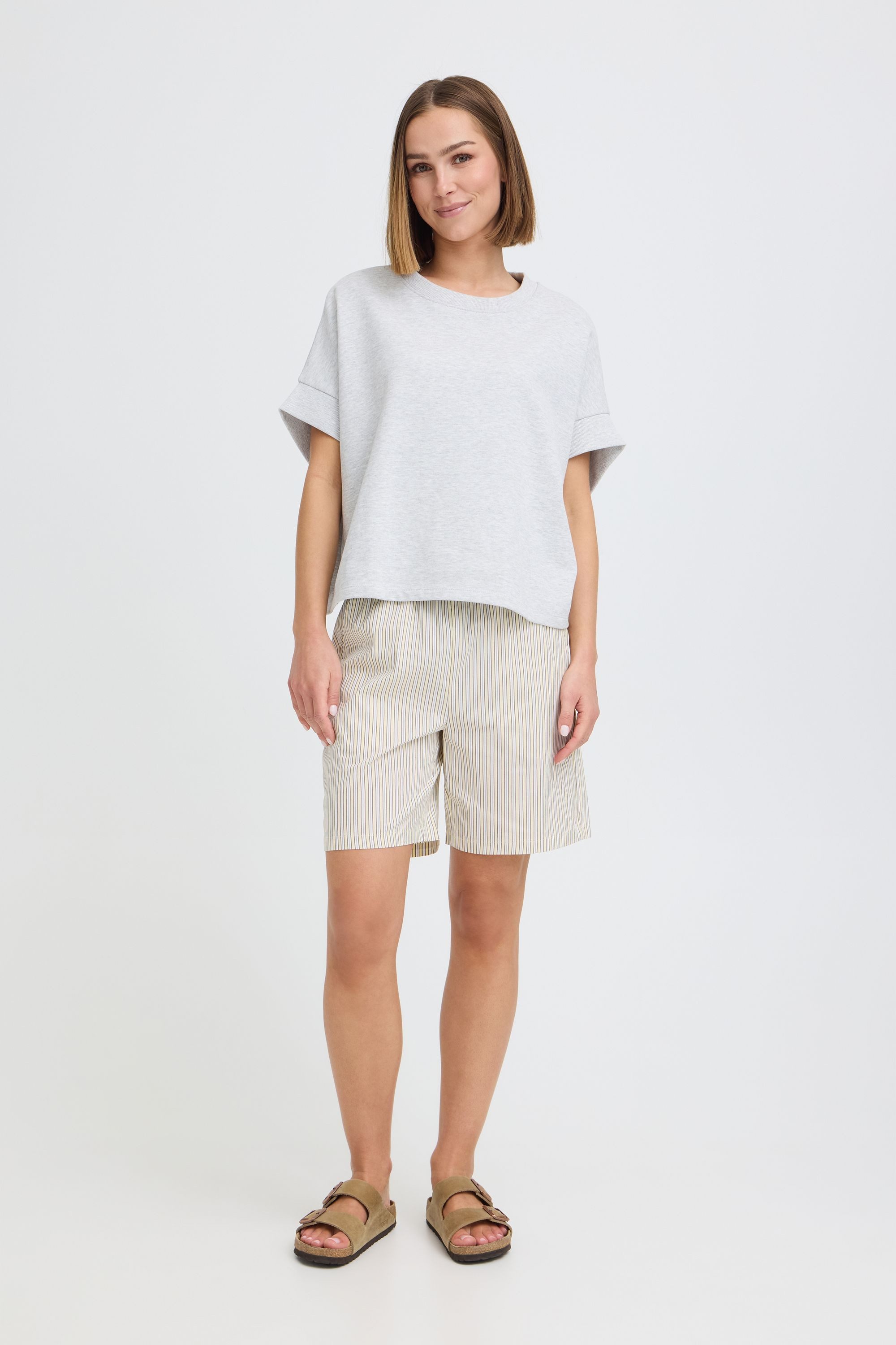 OXMO Shorts OXFanny Gestreifte Shorts - Loose Fit