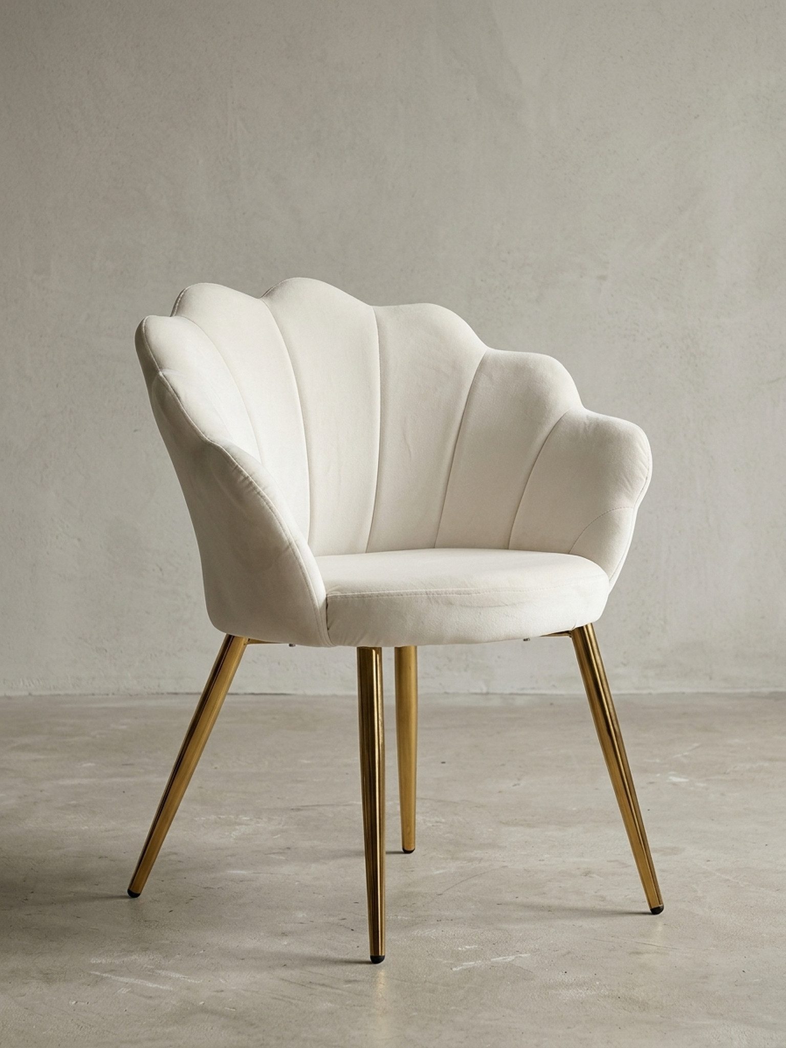 KADIMA DESIGN Esszimmerstuhl Küchenstuhl TULIP - Modernes Design - Samtbezug & Metallbeine (Armlehnen). Reduzierter Preis € 224,95. Unverbindliche Preisempfehlung € 320,00