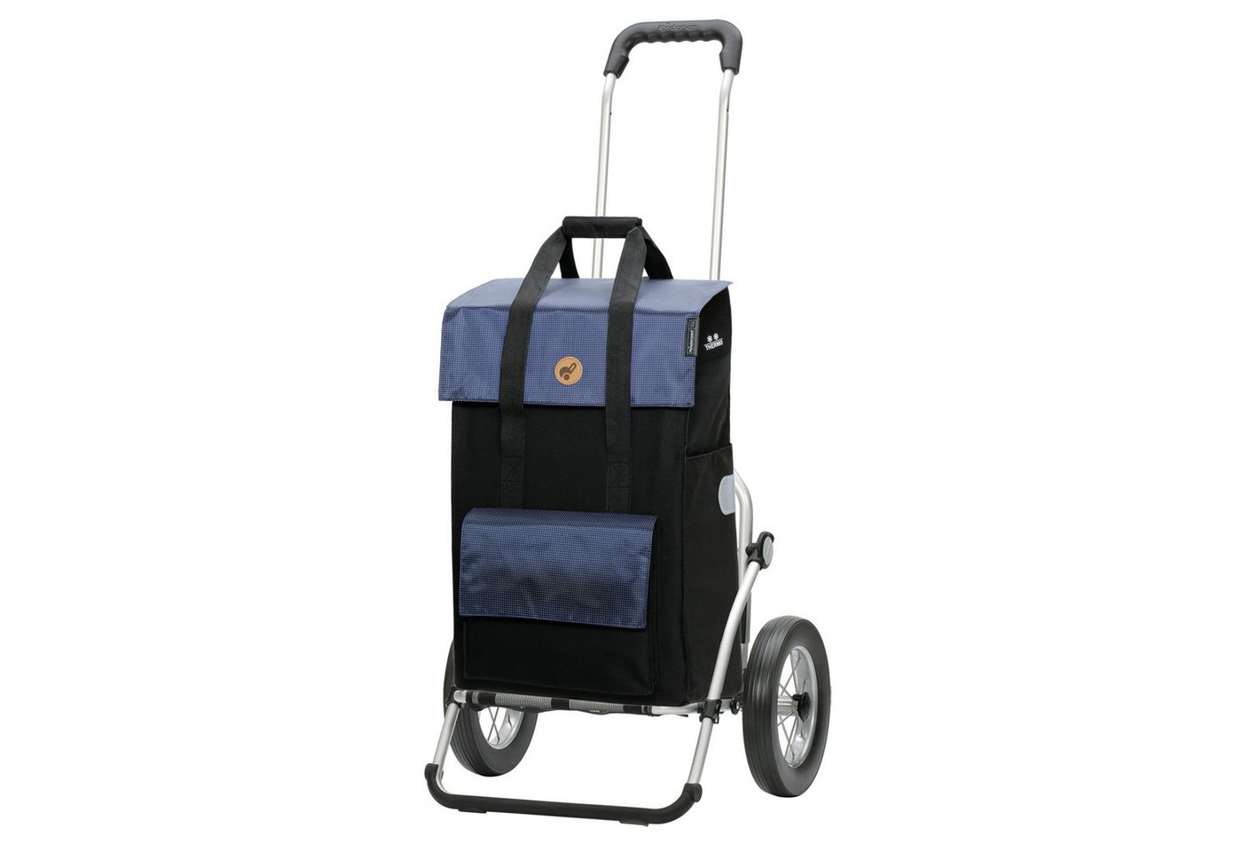 Andersen Einkaufstrolley Royal Shopper Vektor blau, Thermofach 15 Liter, klappbar, belastbar bis 50kg, wasserabweisend