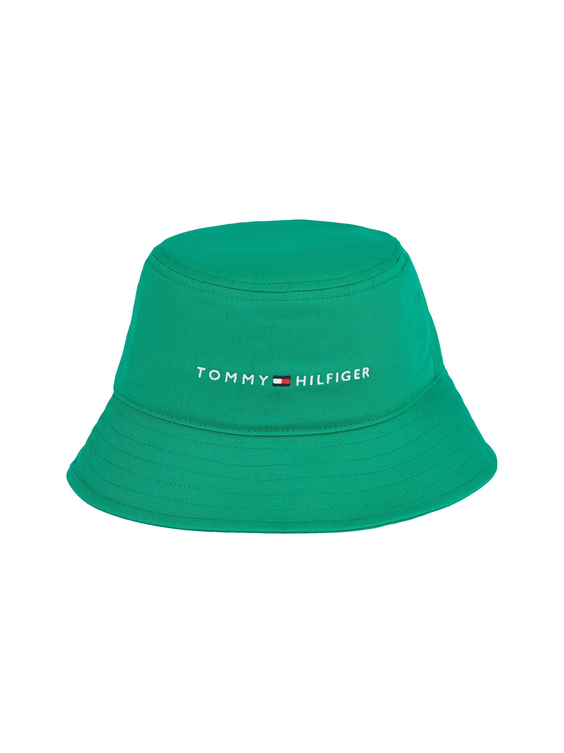 Bucket Hat Kinder MiniMe,im (1-St) Junior Kids Cap Fitted Tommy Unisex Essential Hilfiger Cap Colorblocking