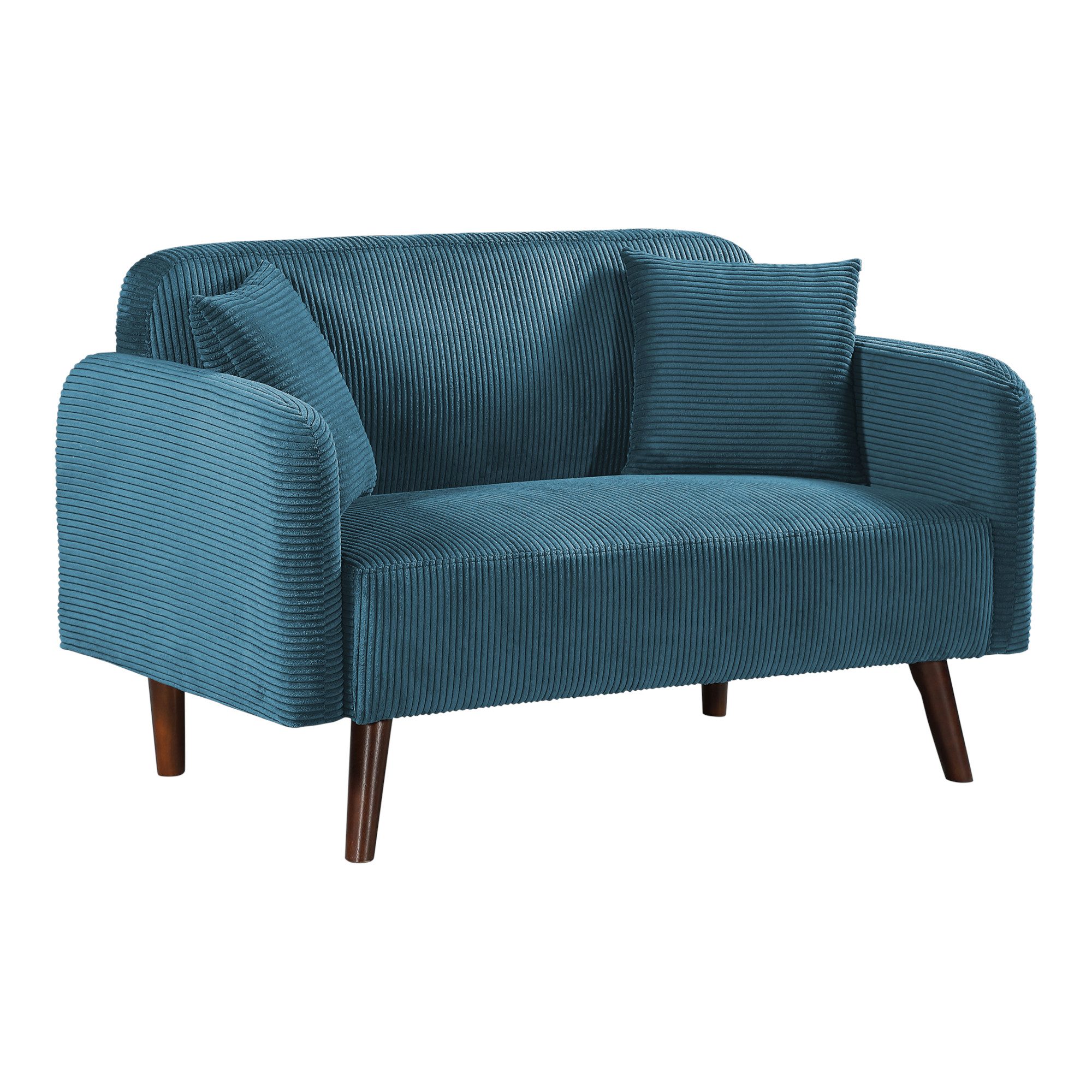 en.casa Sofa, 2-Sitzer »Midt« gepolstert Cord günstig online kaufen
