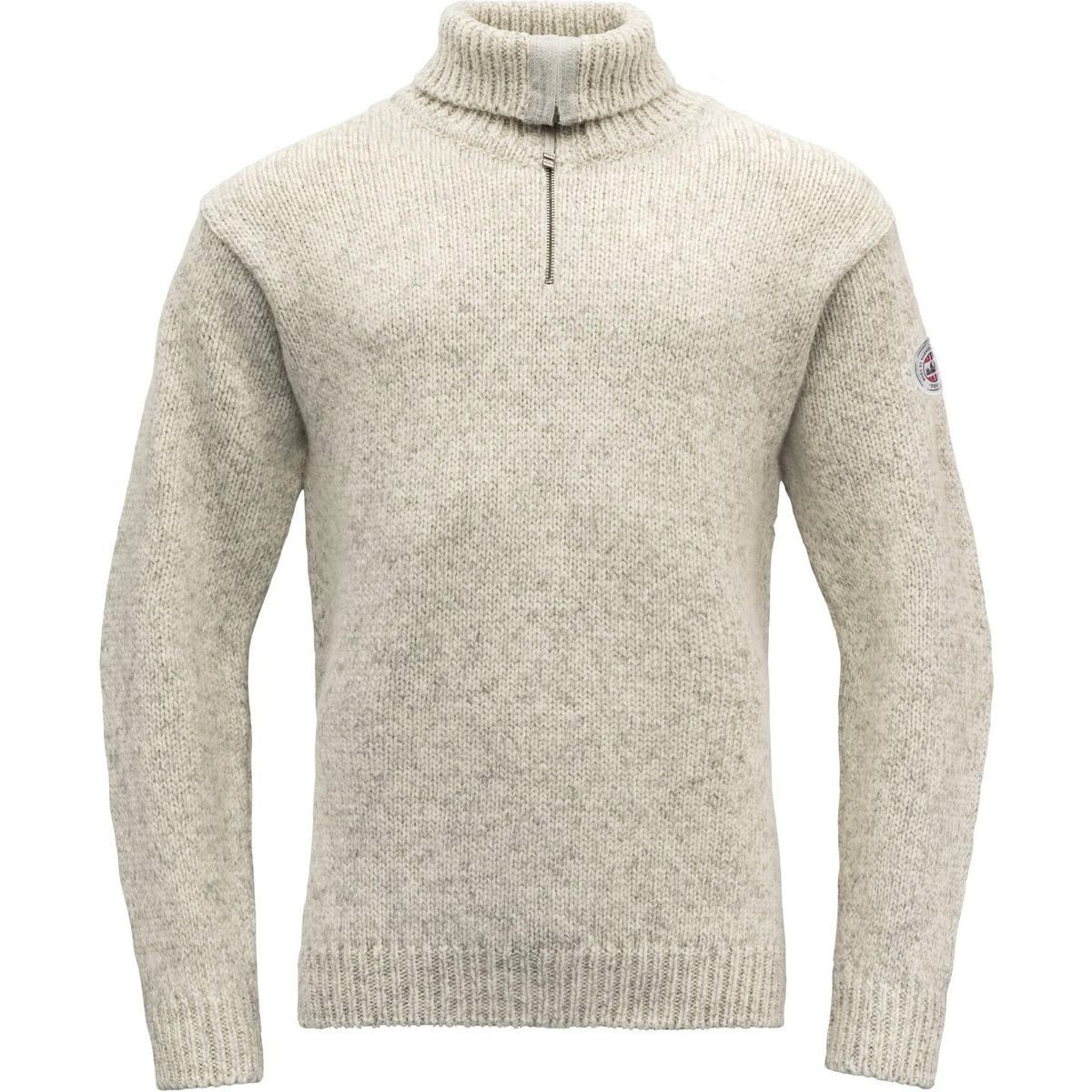 Devold Sweatshirt Nansen Wool Zip Neck Ein klassischer Wollpullover mit Reißverschluss, der auf jeder Tour