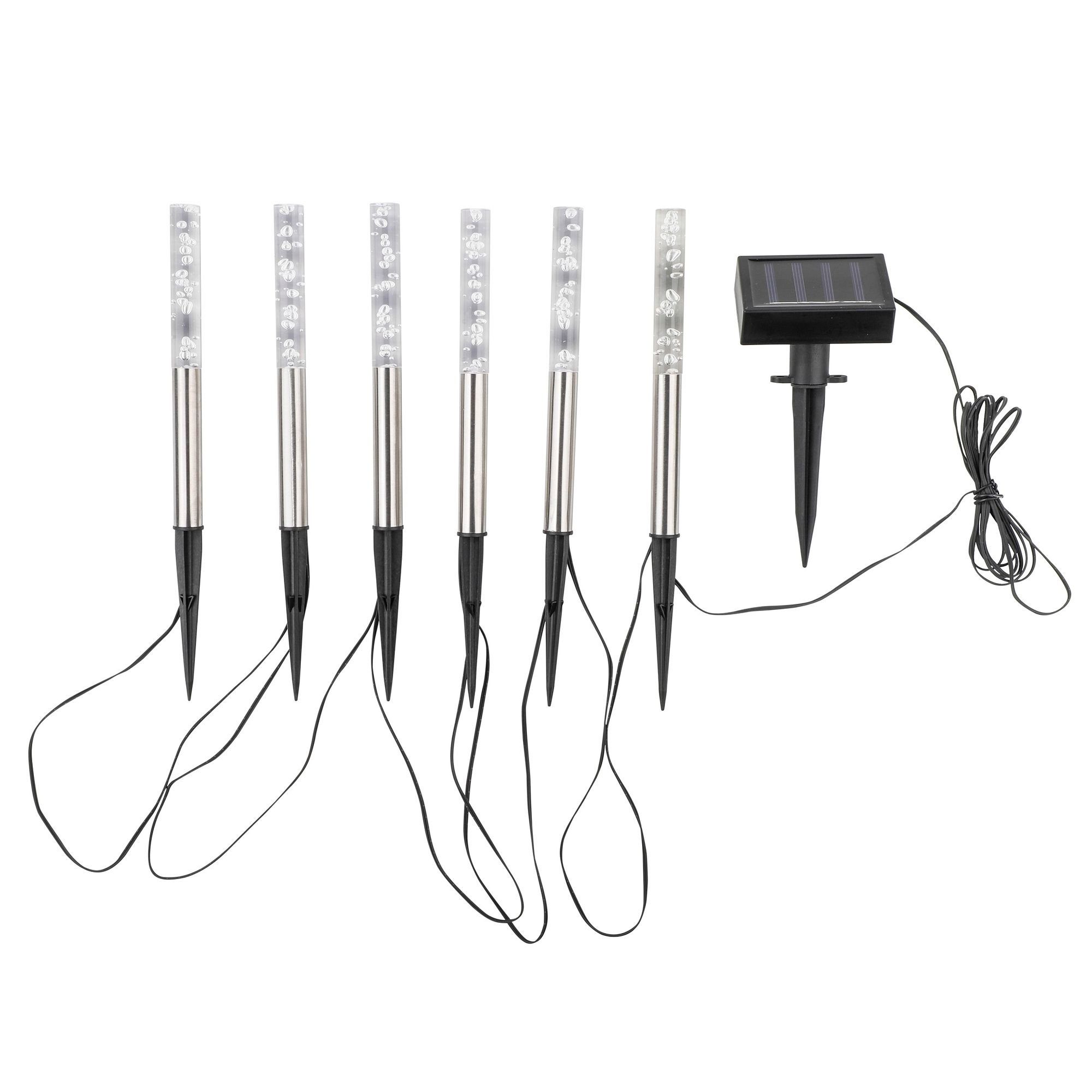GartenHero LED Solarleuchte LED Solar Leuchtstab günstig online kaufen