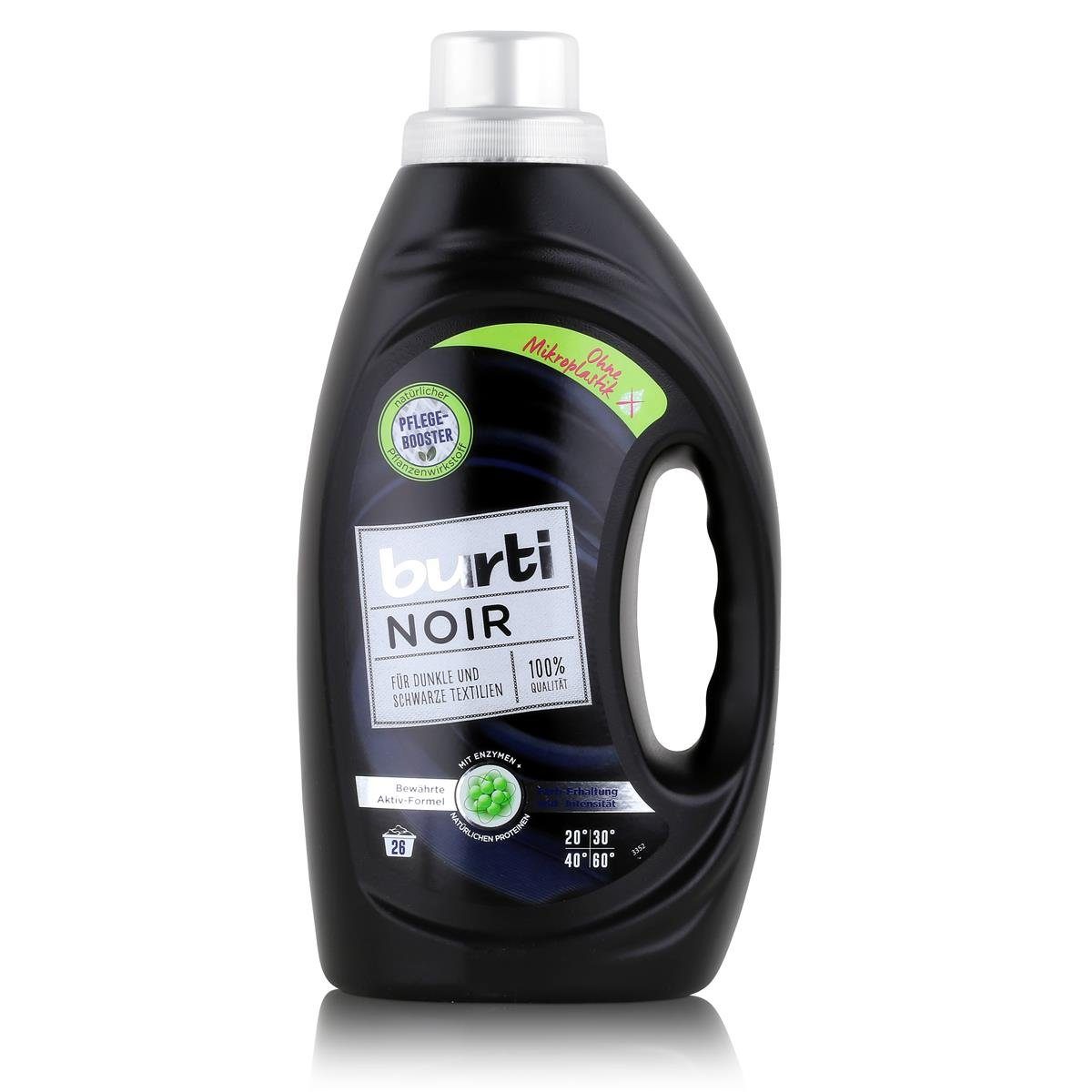 burti Noir Feinwaschmittel 1,45L - Für dunkle & schwarze Textilien (1e Colorwaschmittel