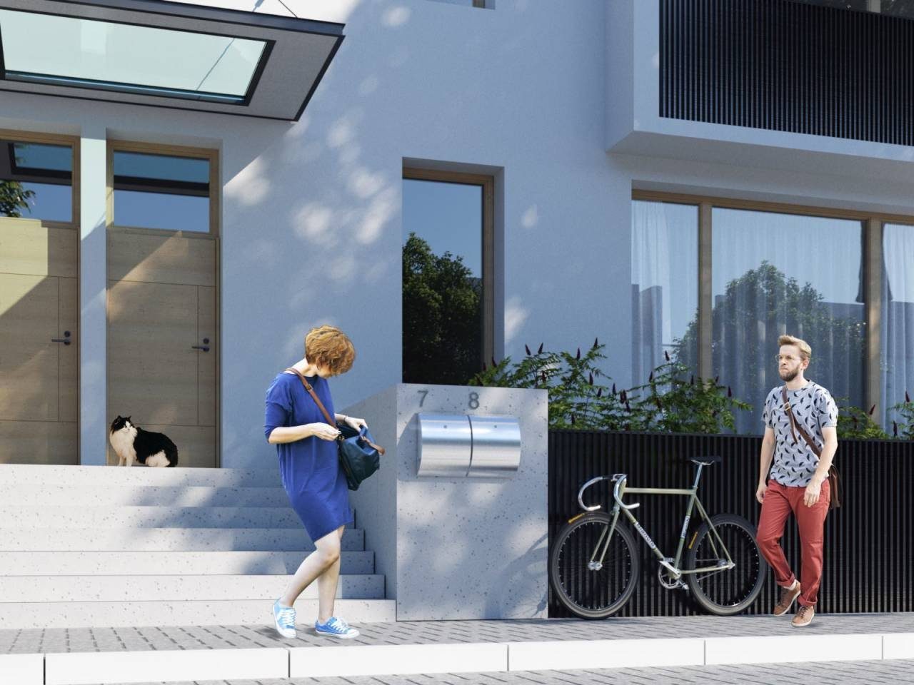 Bravios Briefkasten Briefkasten Sunshine Rost