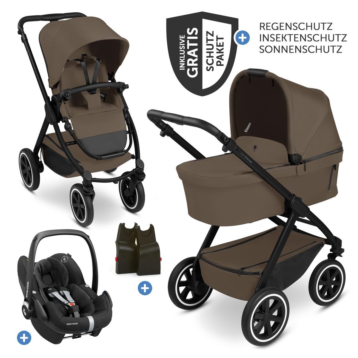 Kombi-Kinderwagen Samba 2 - Dark Beige