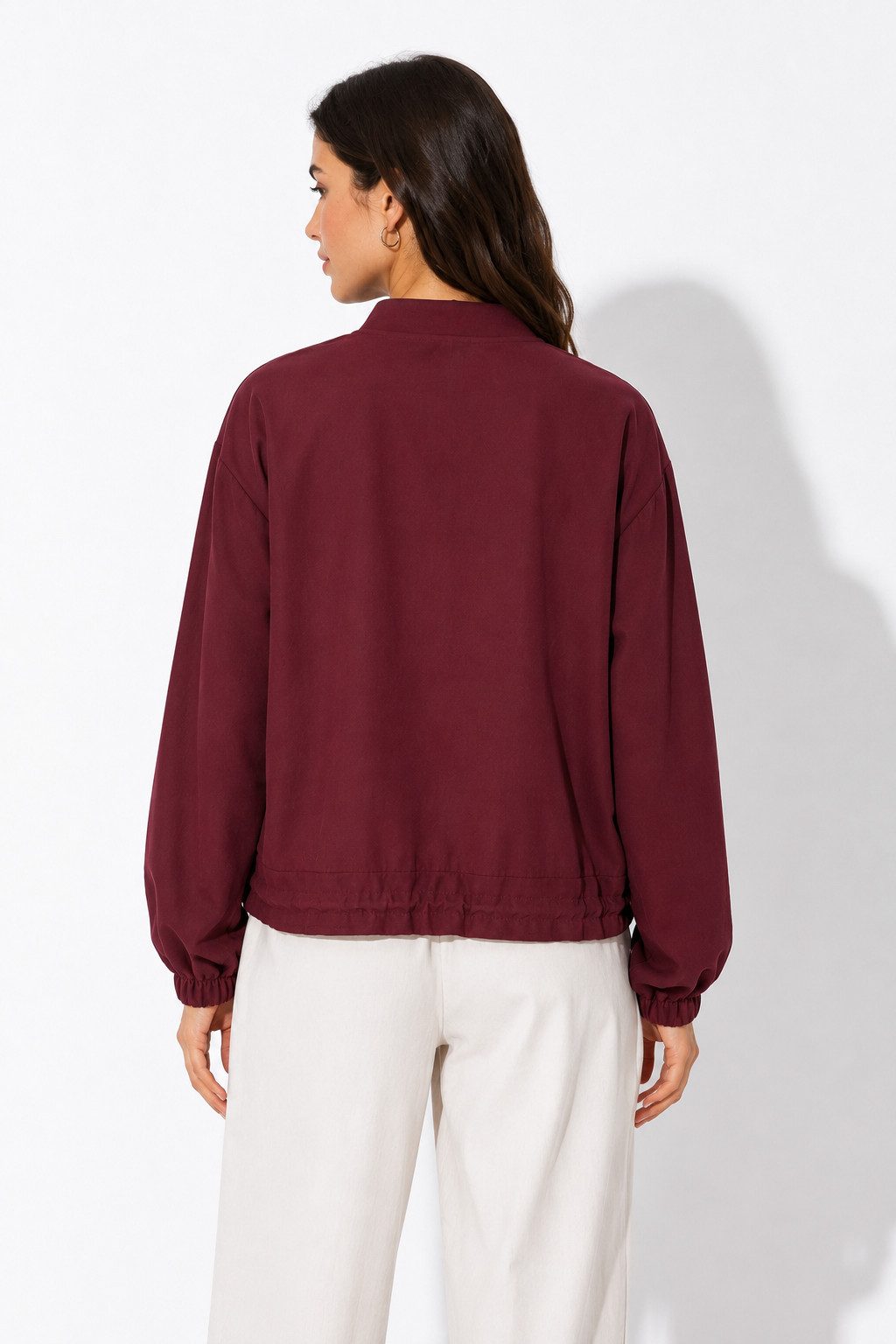 ITALY VIBES Blouson - moderne Blousonjacke für Damen - Jacke mit Reißverschluss ONE SIZE - passend für Größen S - L
