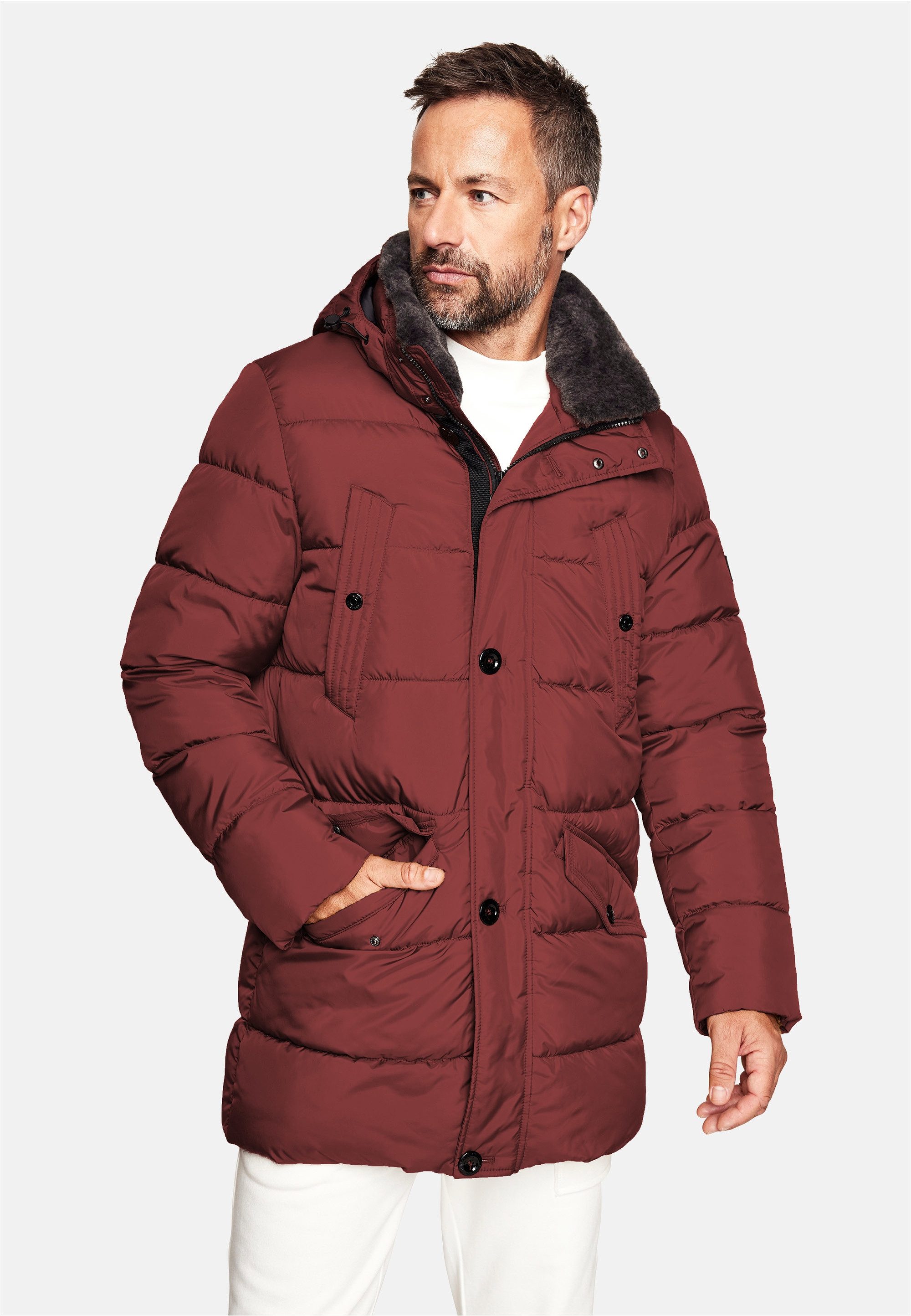New Canadian Steppjacke mit abnehmbarem Innenkragen