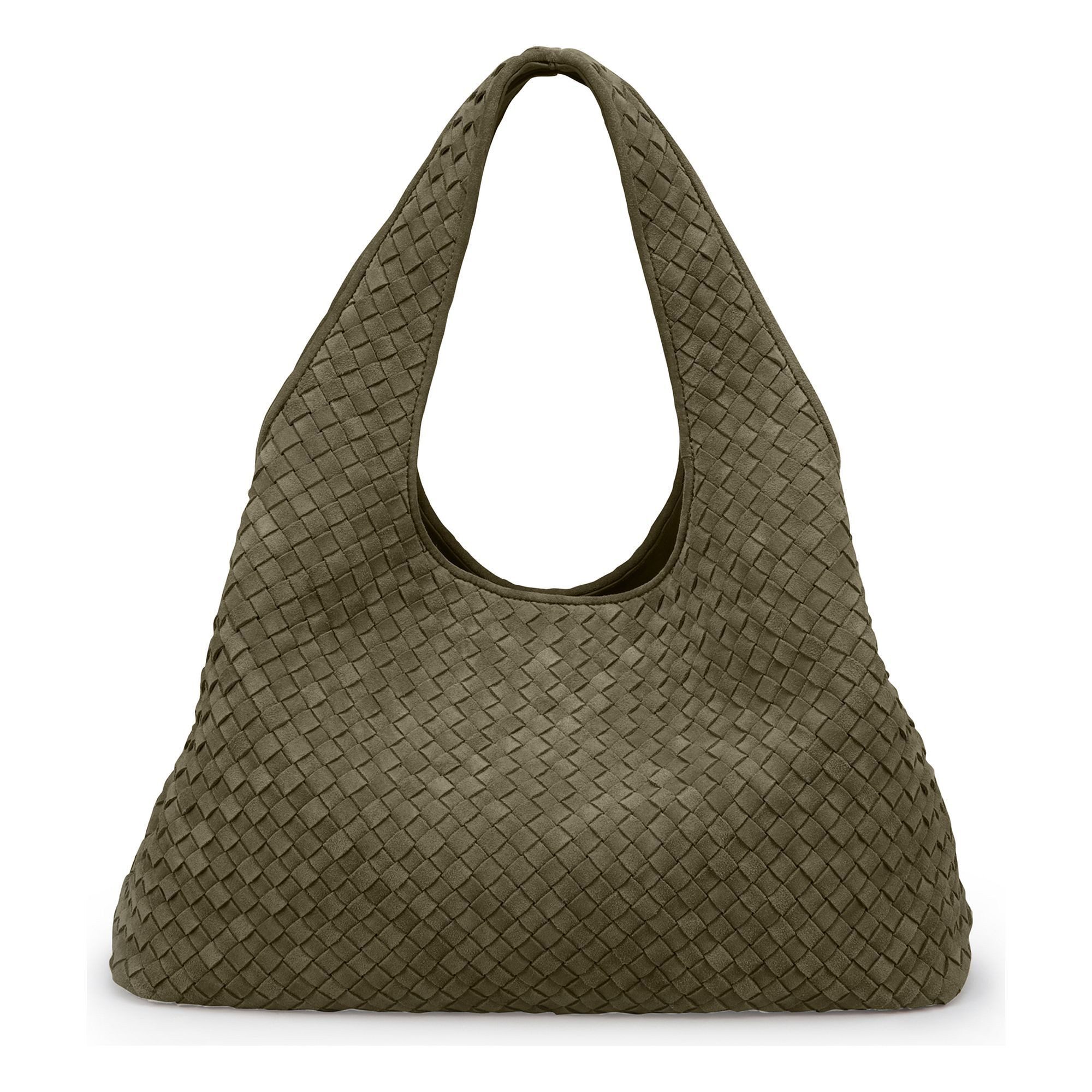 Les Visionnaires Schultertasche Paz Weave, Leder