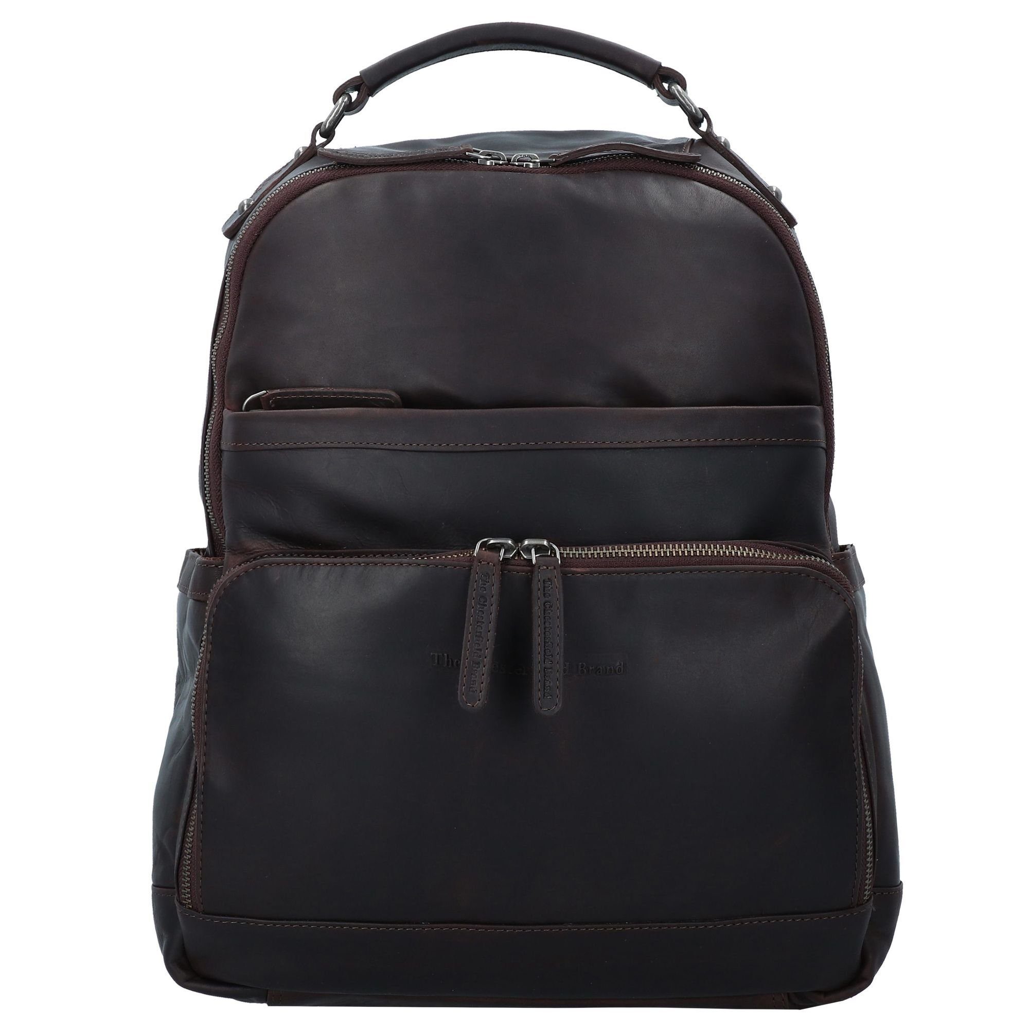 The Chesterfield Brand Laptoprucksack Wax Pull Up, Leder braun