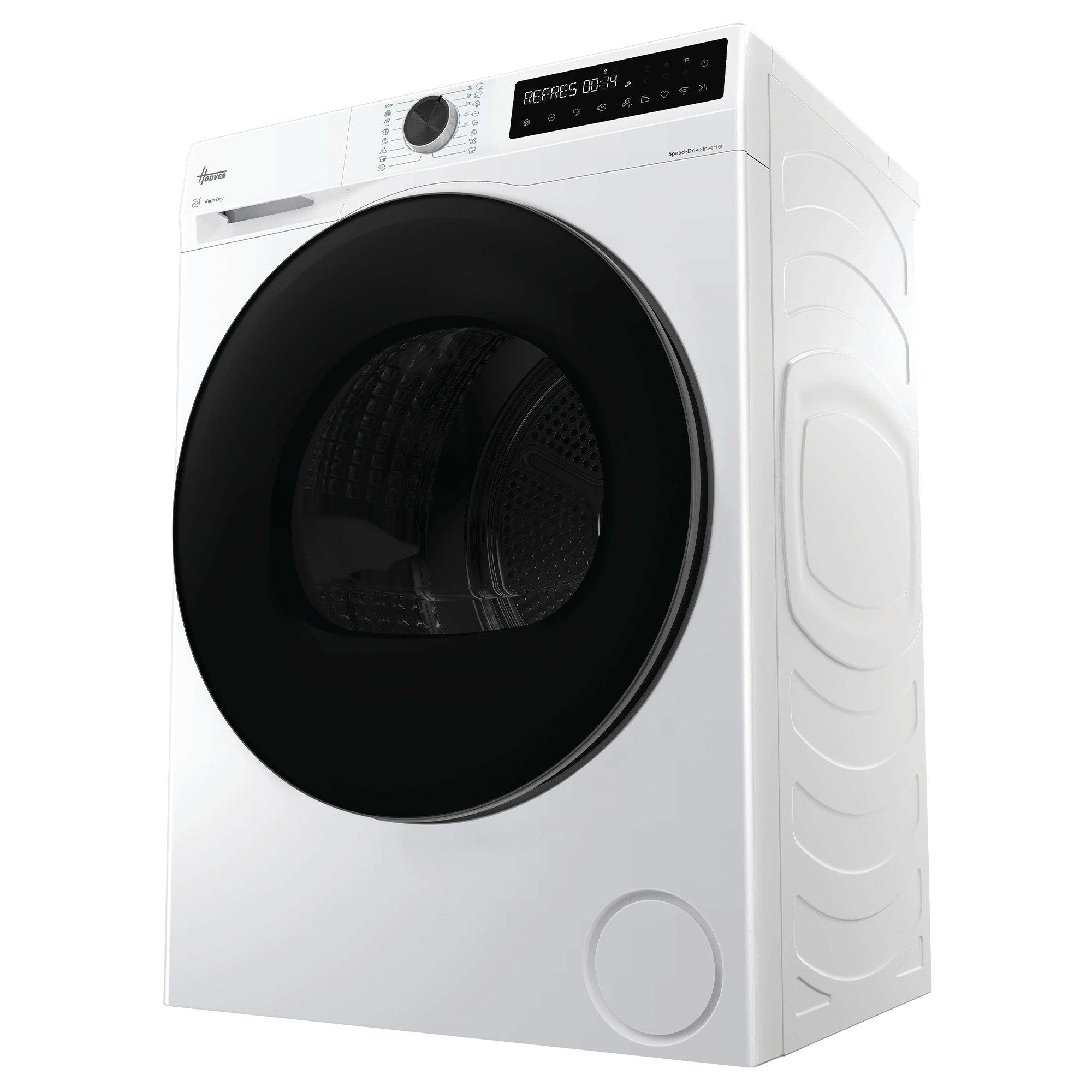 Hoover Wärmepumpentrockner HBP 9N3BX-S, Smarte Bedienung mit Wi-Fi und Bluetooth
