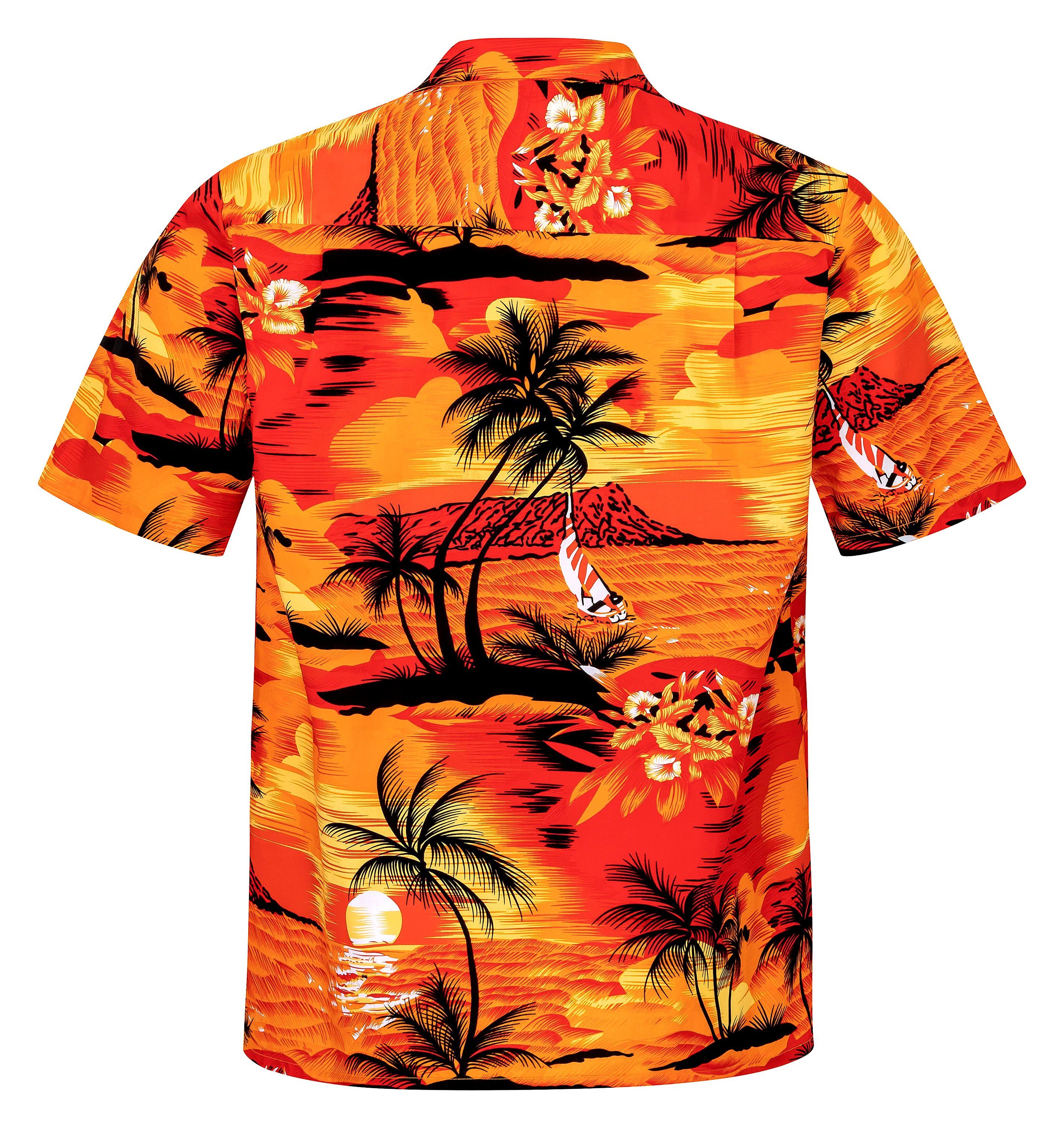 Hawaiihemdshop.de Hawaiihemd Hawaii Hemd Herren Baumwolle Kurzarm Hawaiihem günstig online kaufen